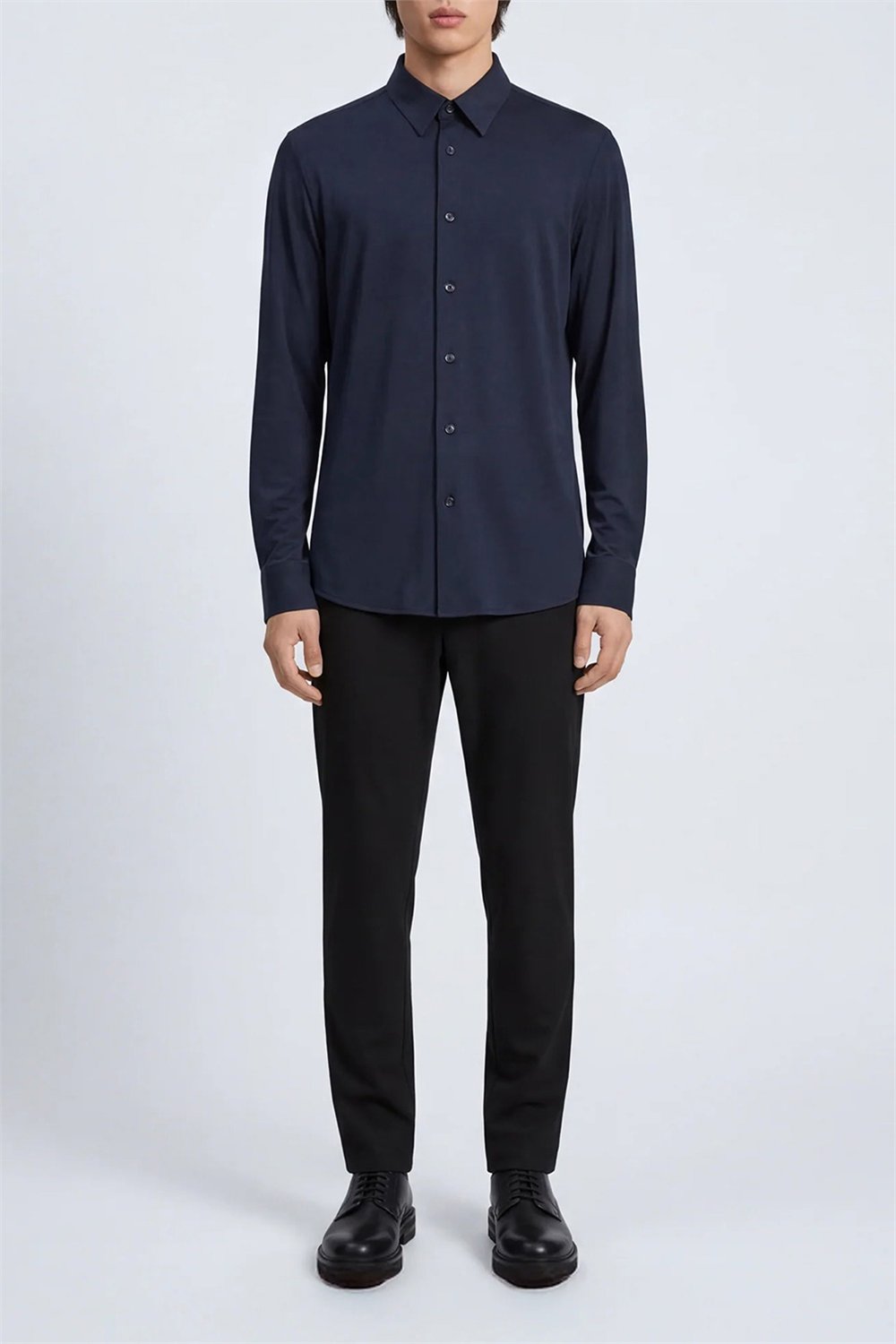 Isaora Extra Light Tech Shirt LS Regular Erkek Gömlek Lacivert
