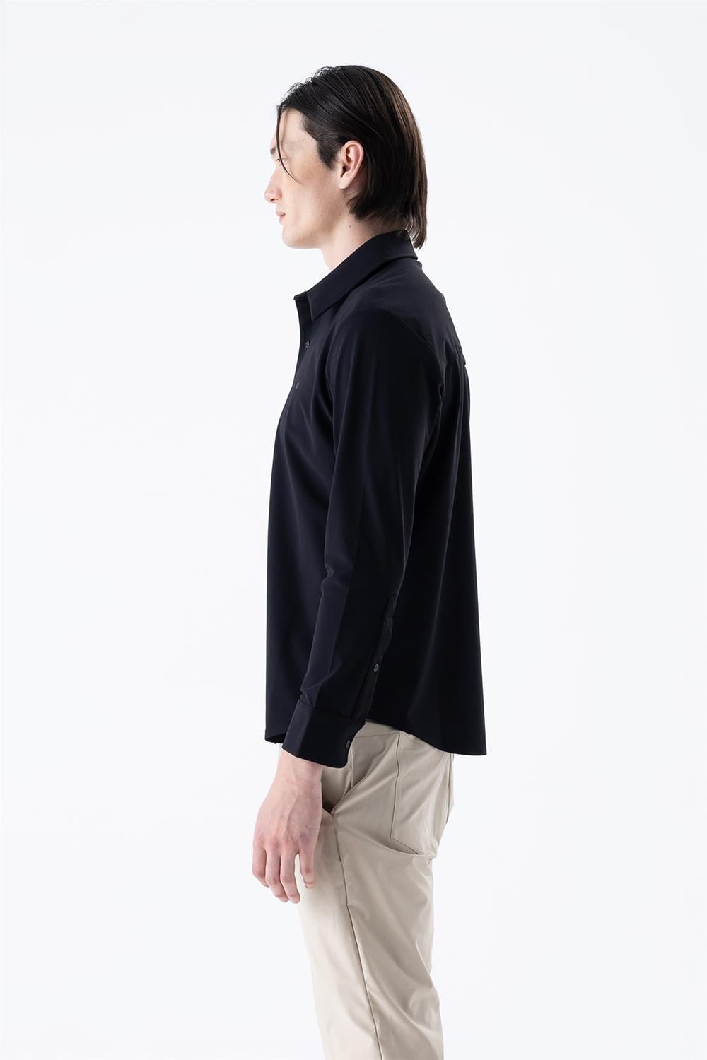 Isaora Mentalist Long Sleeve Erkek Gömlek Siyah