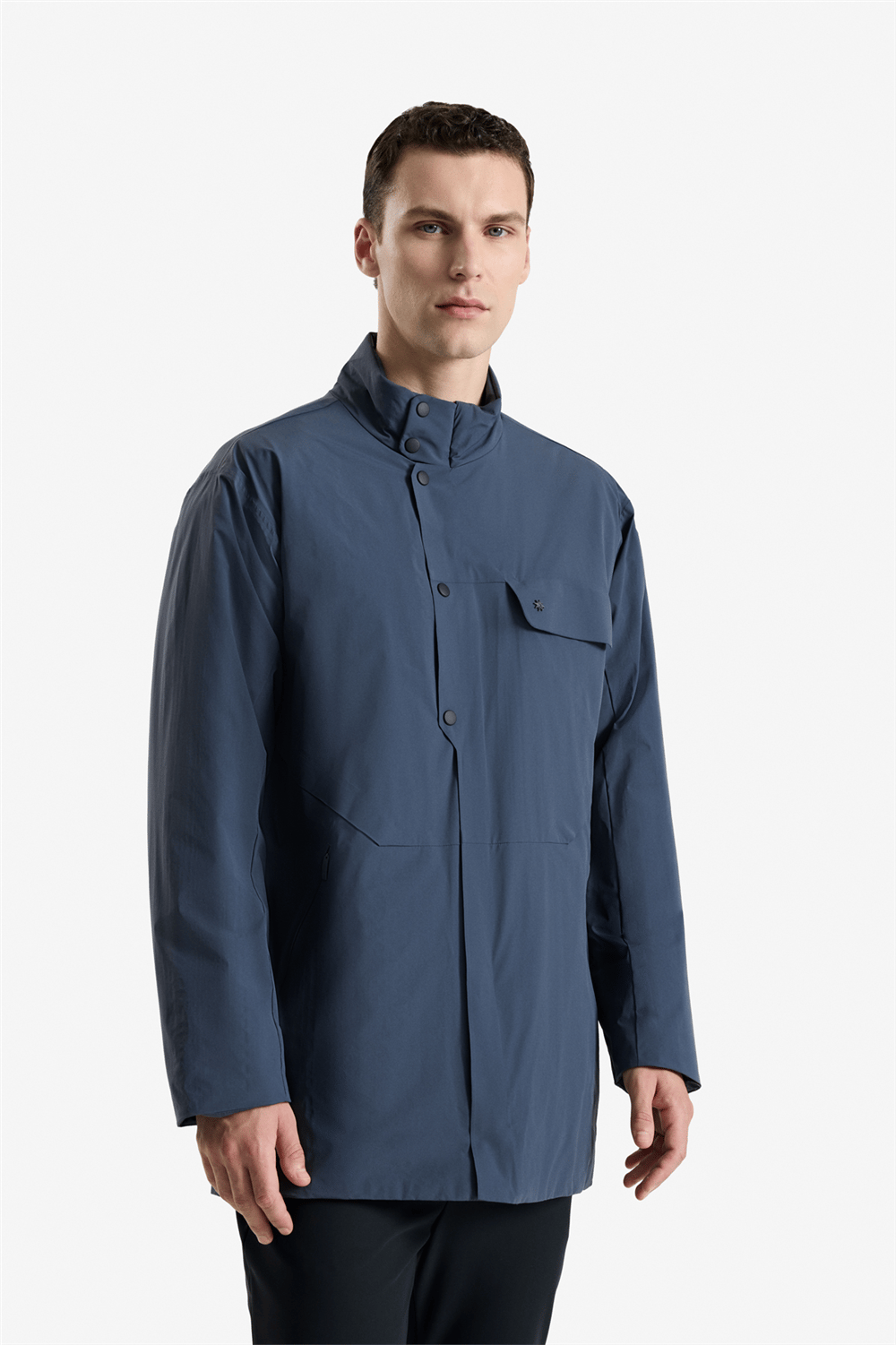 Isaora Rocket Form Jacket Erkek Mont Gri