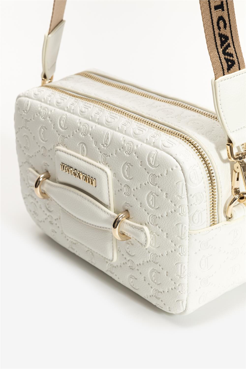 Just Cavalli Kadın Mini Omuz Çantası Beyaz