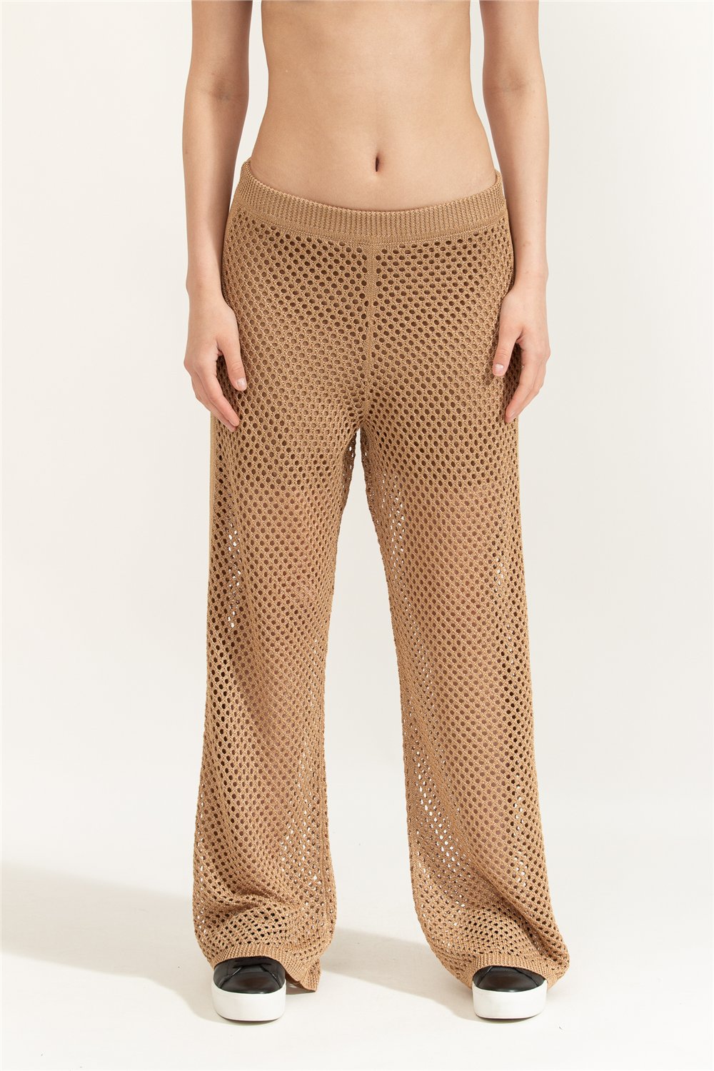 Karl Lagerfeld Crochet Knit Pants Kadın Şort Çok Renkli