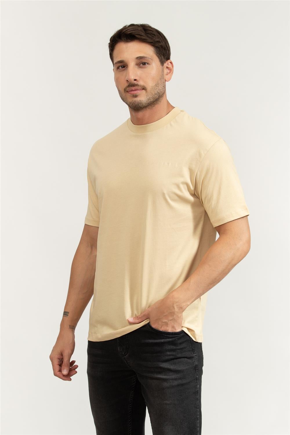 Karl Lagerfeld Erkek Bisiklet Yaka T-Shirt