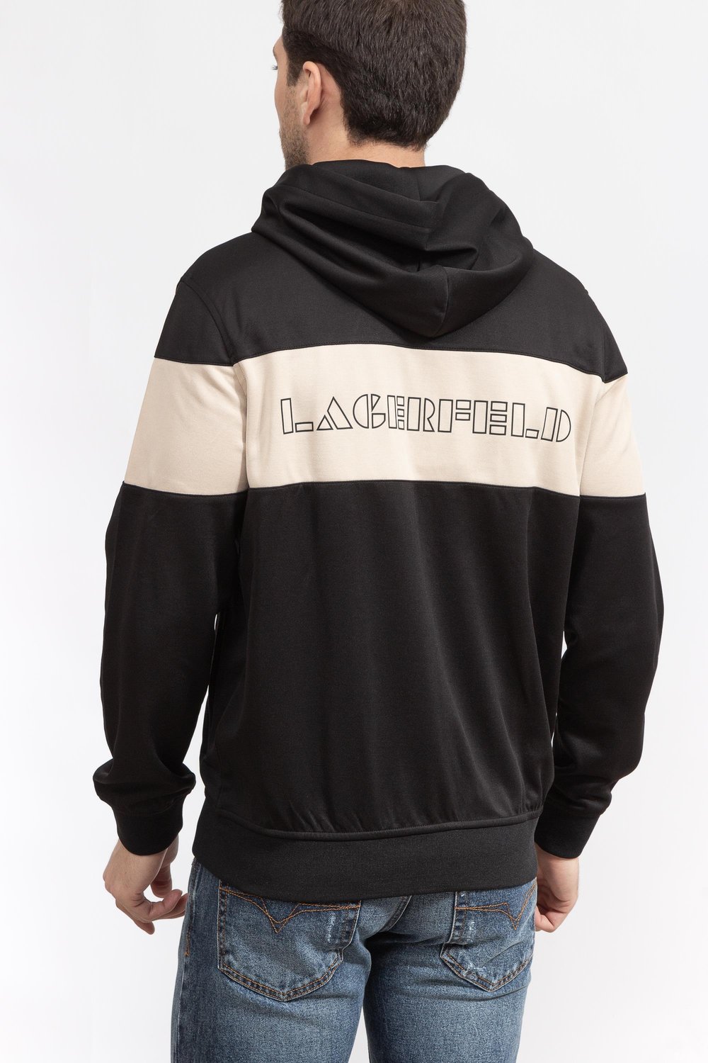 Karl Lagerfeld Erkek Fermuarlı Sweatshirt
