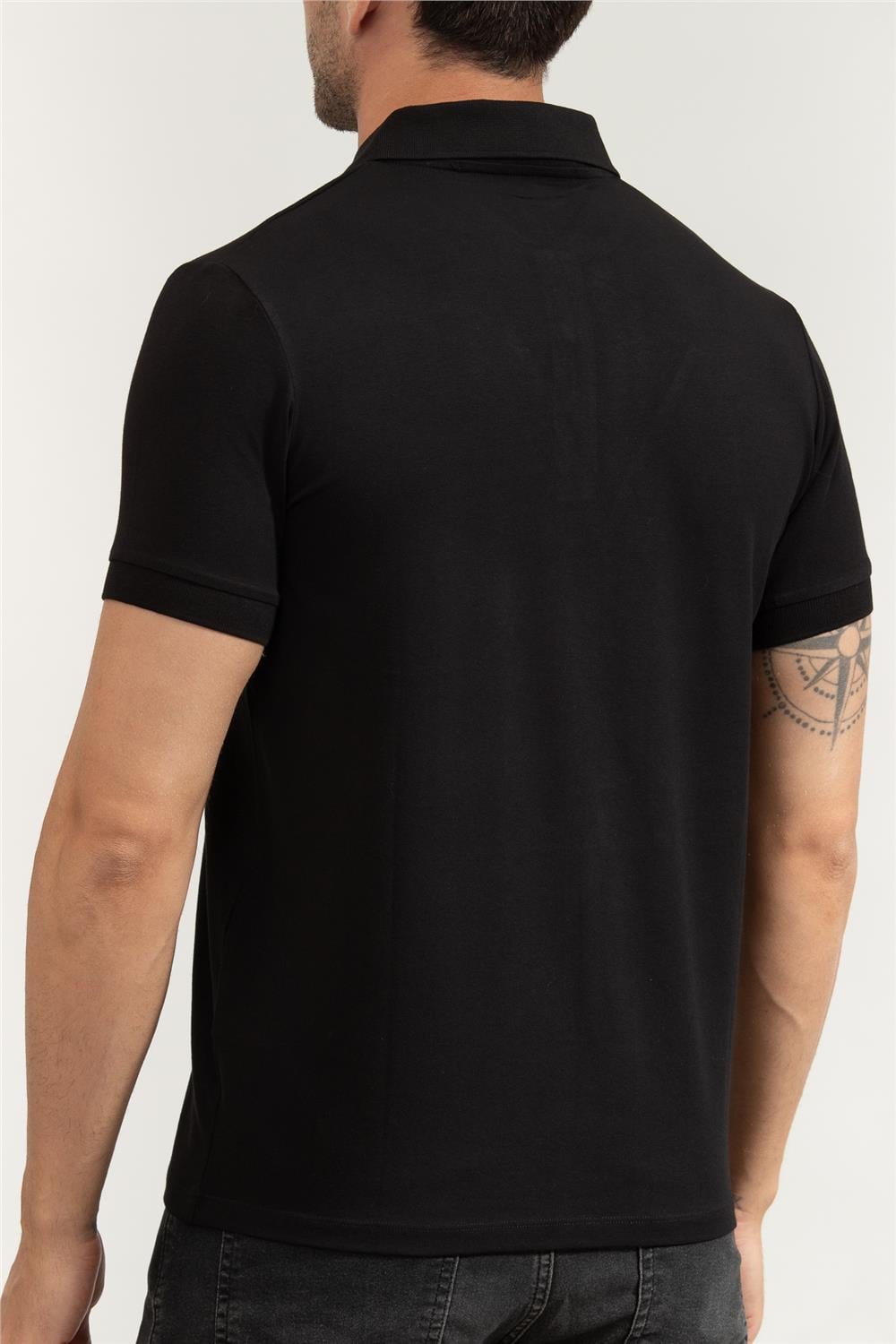 Karl Lagerfeld Erkek Polo Yaka T-Shirt Altın