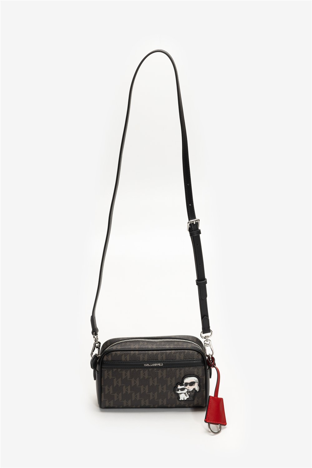 Karl Lagerfeld Ikon Monogram CC Slim Cmb Kadın Mini Omuz Çantası
