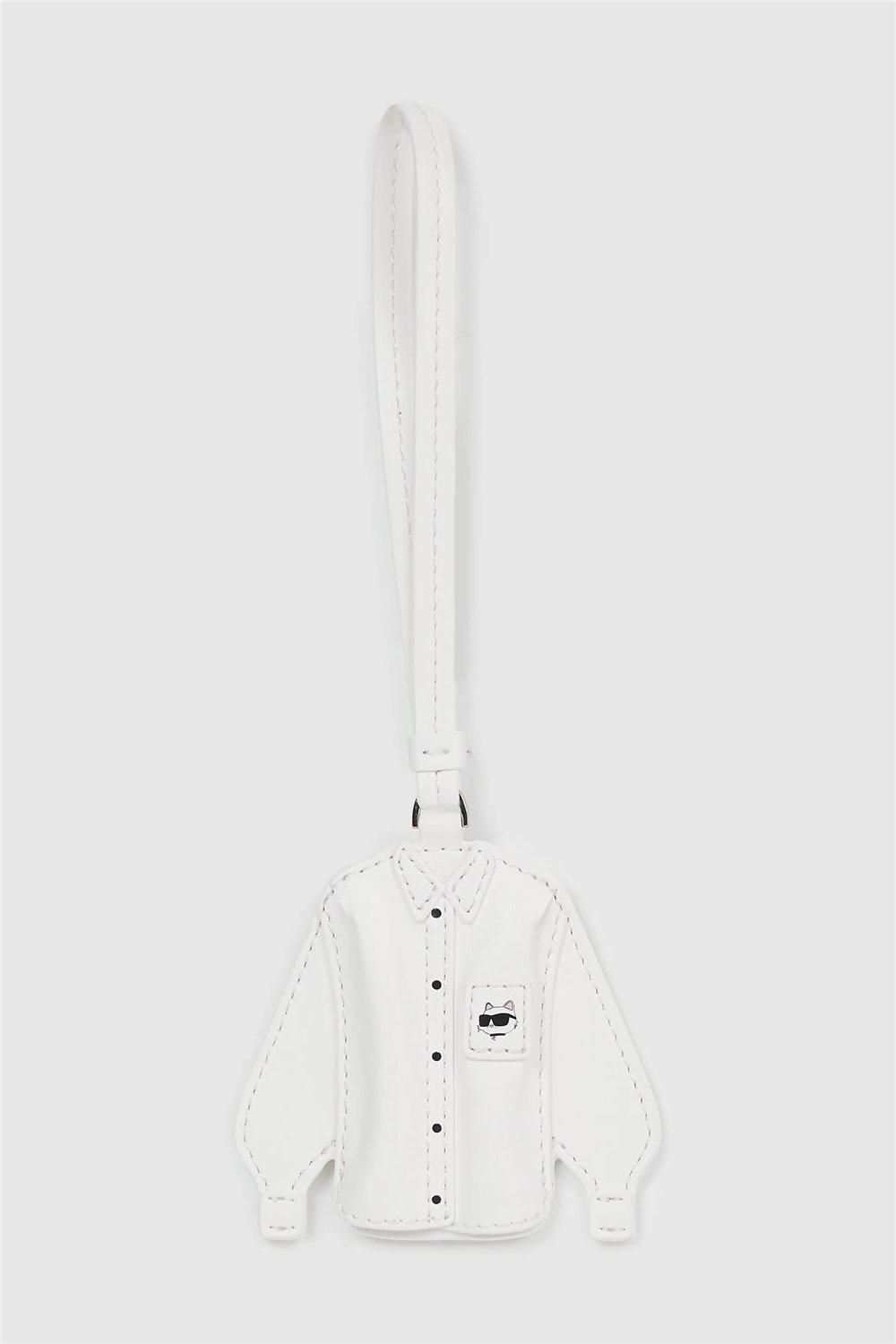 Karl Lagerfeld Ikon Pebble Pin Flap Kadın Mini Omuz Çantası Taba
