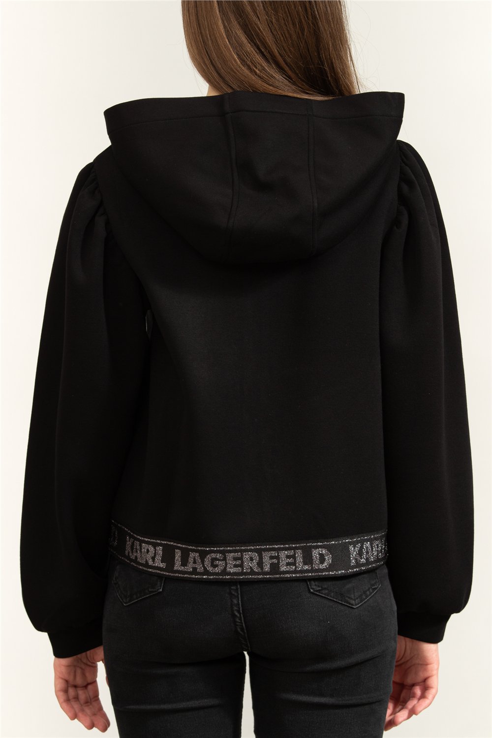 Karl Lagerfeld Kadın Fermuarlı Sweatshirt