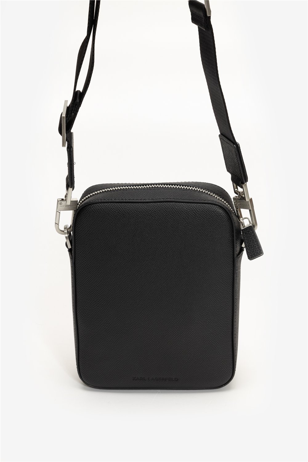 Karl Lagerfeld K/Monogram Leather Erkek Reporter Çanta
