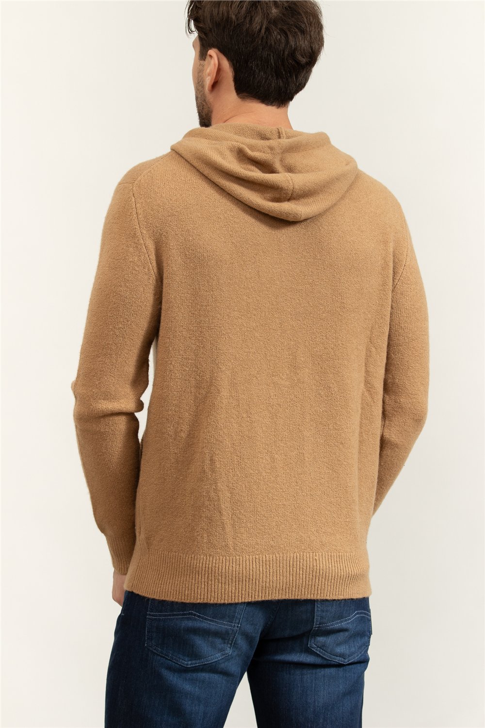 Karl Lagerfeld Knit Hoody Erkek Kapüşonlu Sweatshirt