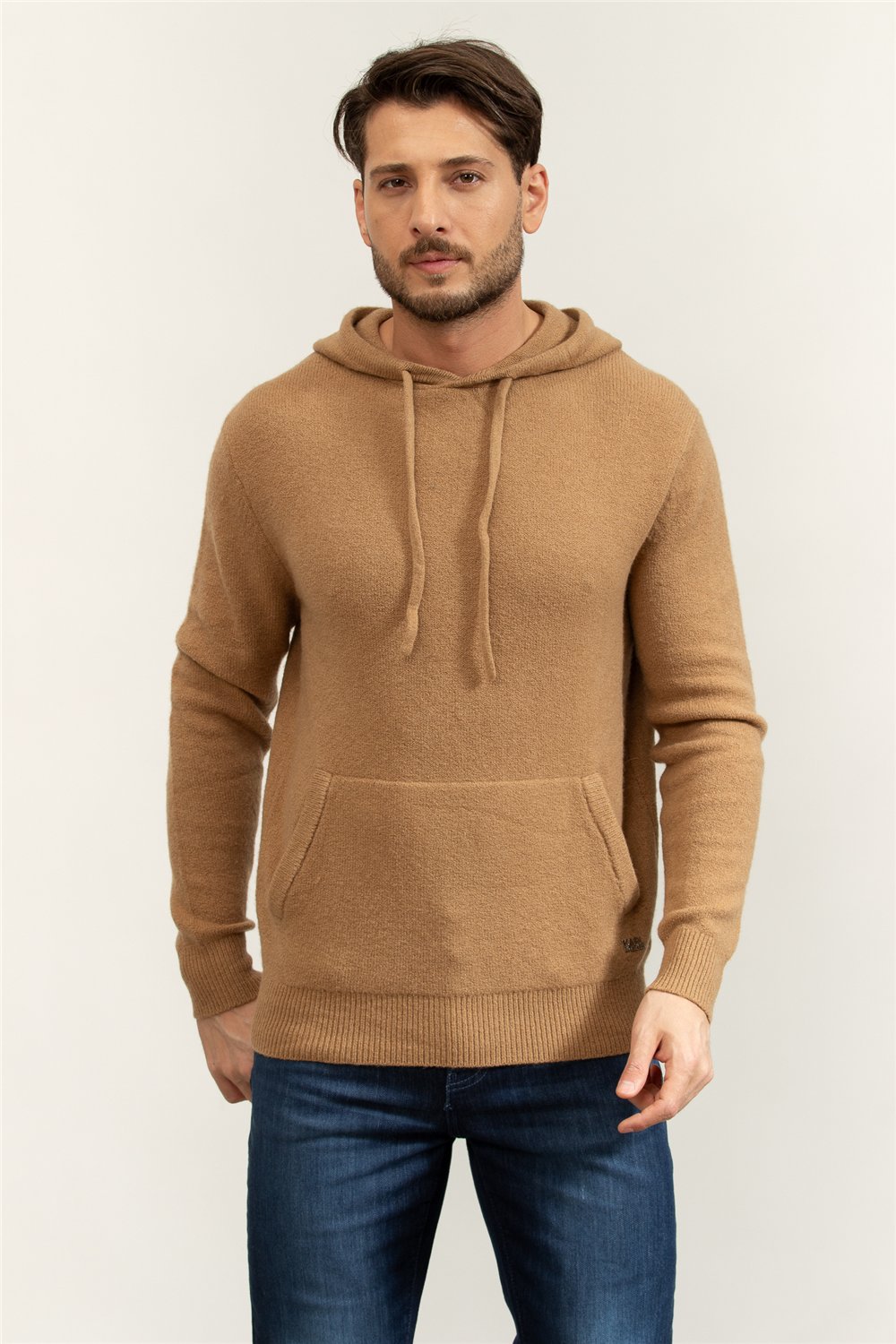 Karl Lagerfeld Knit Hoody Erkek Kapüşonlu Sweatshirt