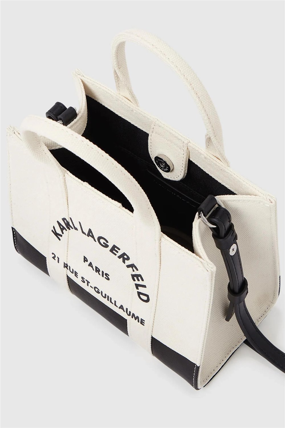 Karl Lagerfeld K/Rsg Square Mn Tote Col. Blk Kadın Omuz Çantası Siyah