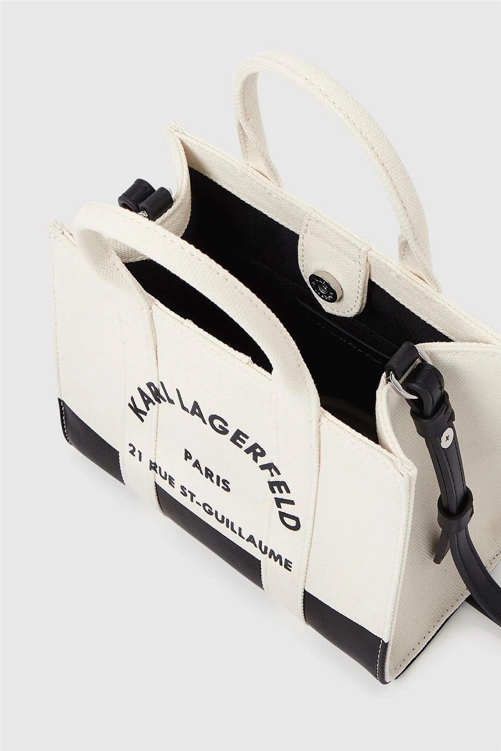 Karl Lagerfeld K/Rsg Square Mn Tote Col. Blk Kadın Omuz Çantası Siyah