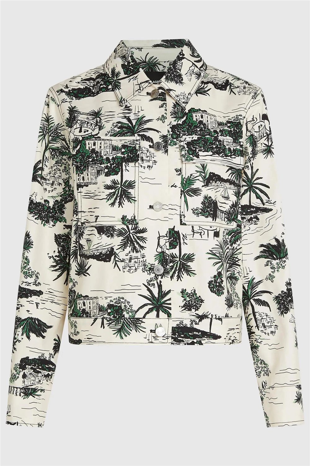 Karl Lagerfeld Printed Blouson Kadın Gömlek
