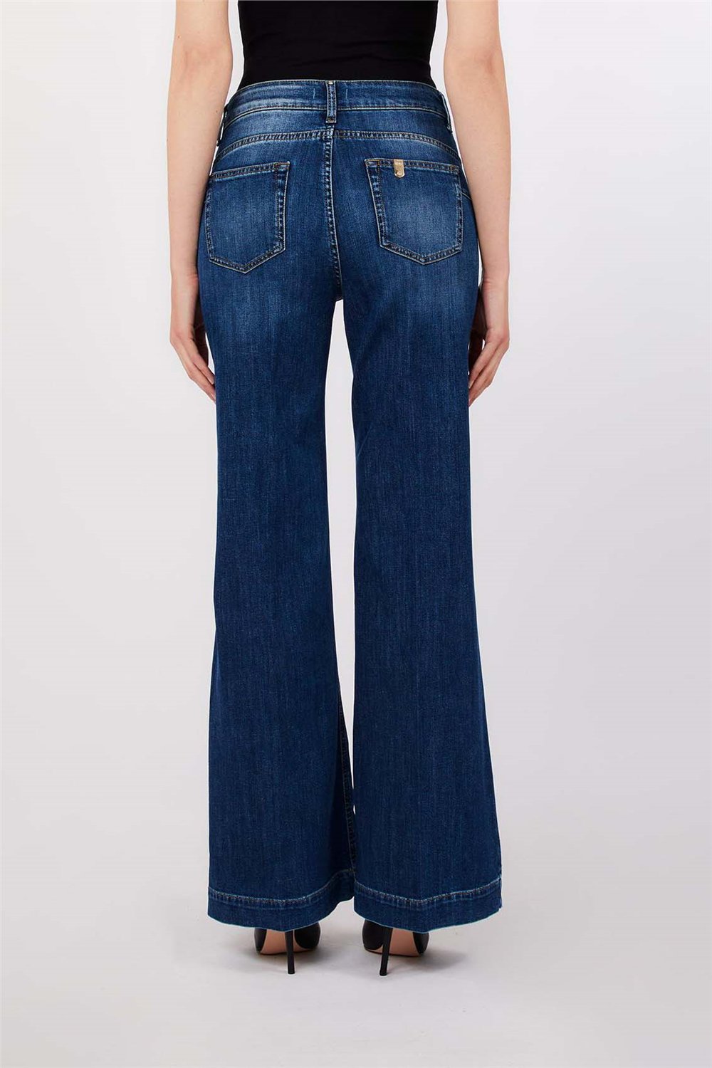 Liu Jo B.Up Flare Button H.W. Kadın Jean Pantolon