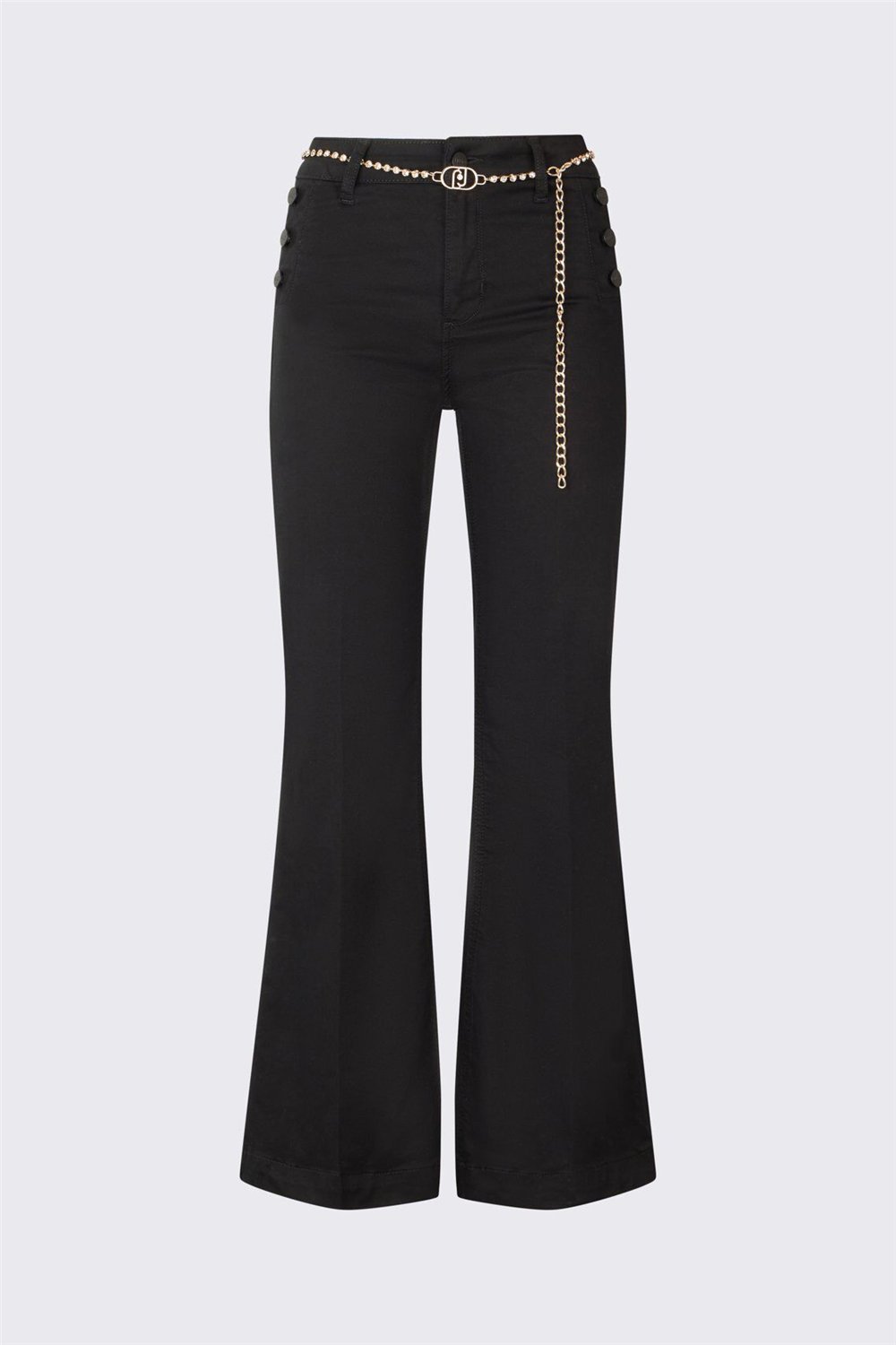Liu Jo B.Up Flare Jewel H.W. Kadın Pantolon Siyah