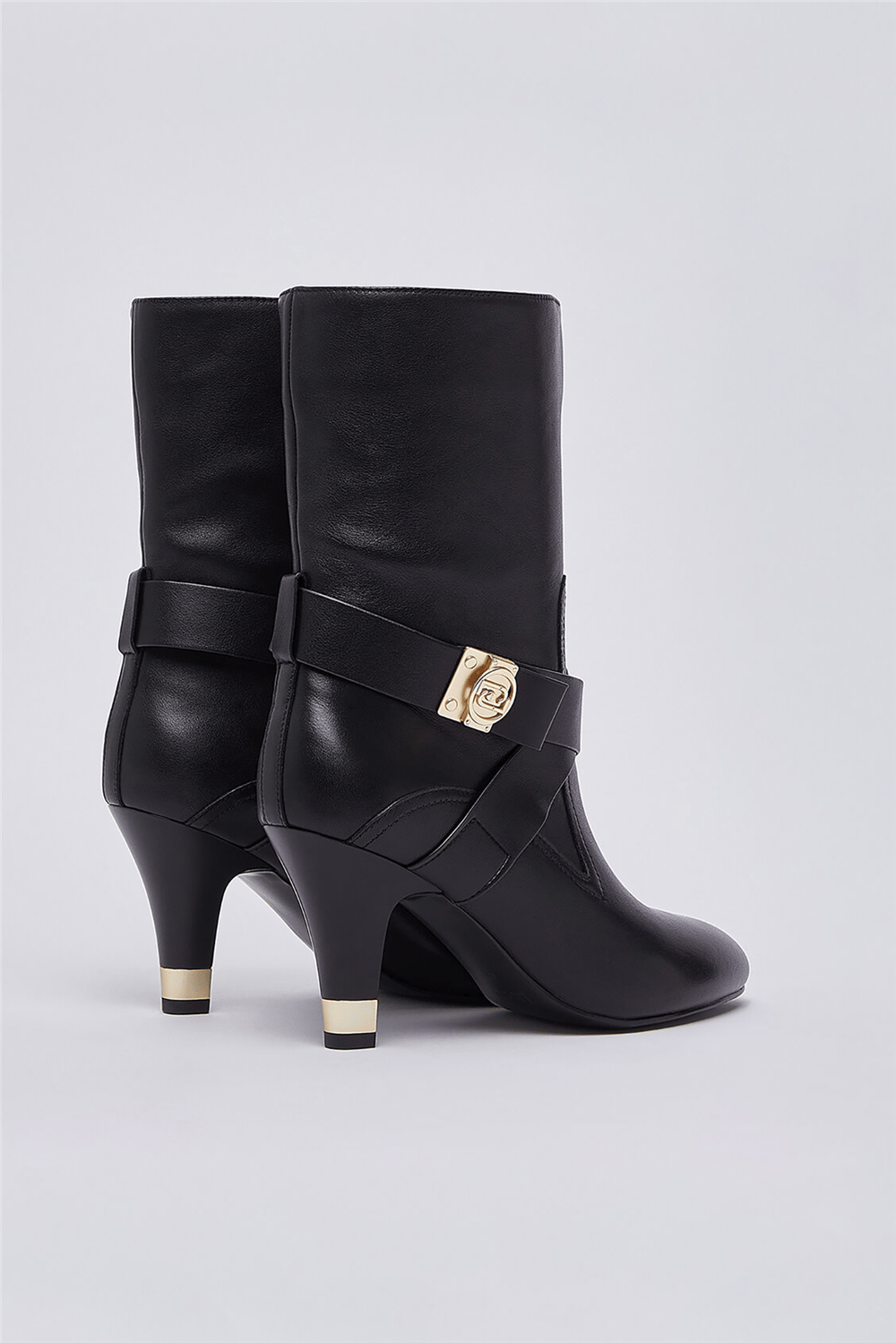 Liu Jo Blake 02 - Ankle Boot Baby Calf Leather Black Kadın Bot Siyah