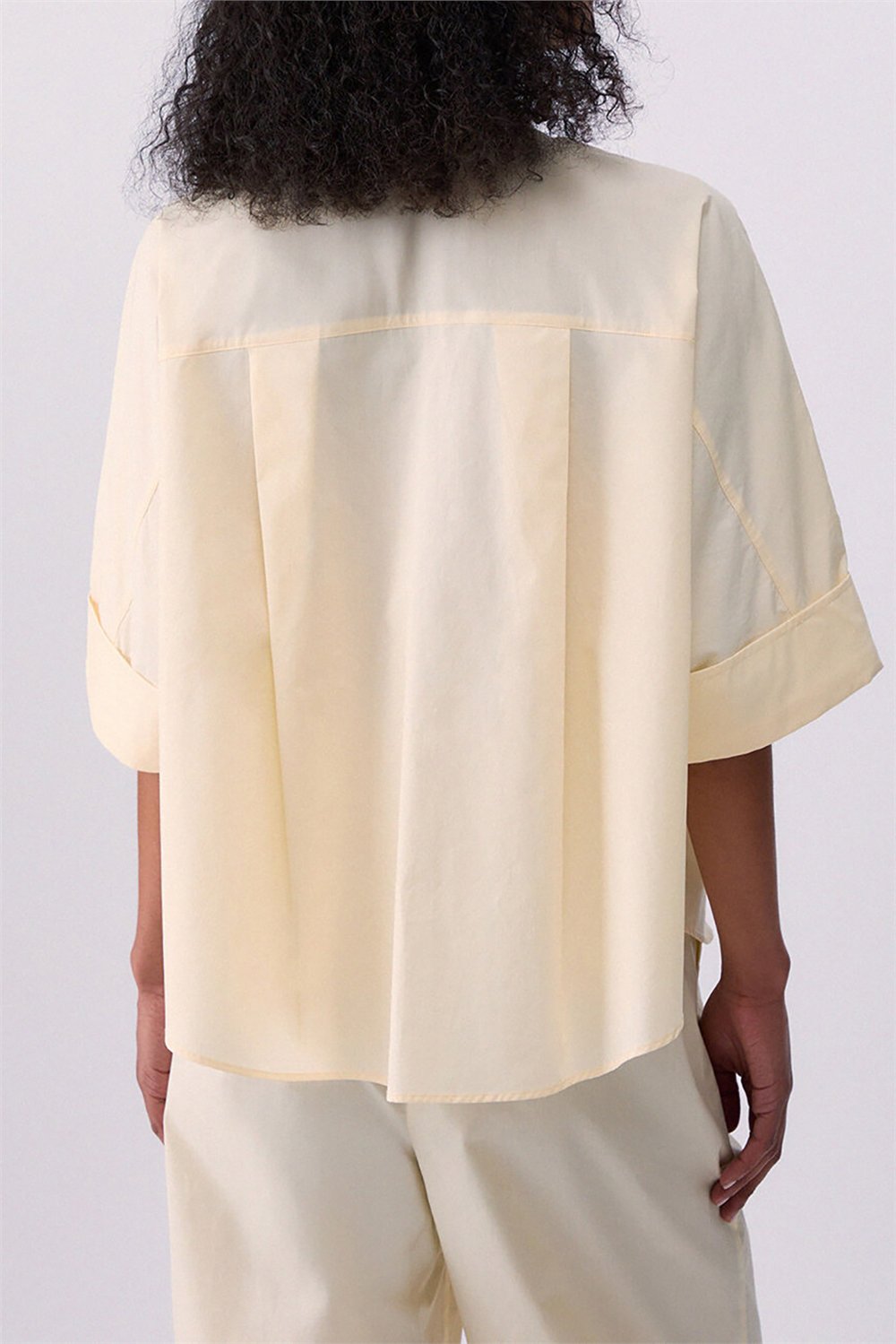 Liu Jo Camicia C/Ricamo Kadın Gömlek Sarı