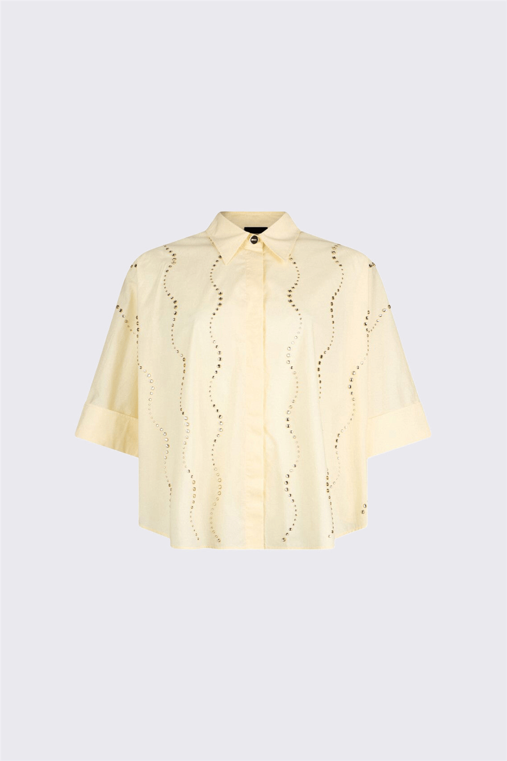 Liu Jo Camicia C/Ricamo Kadın Gömlek Sarı