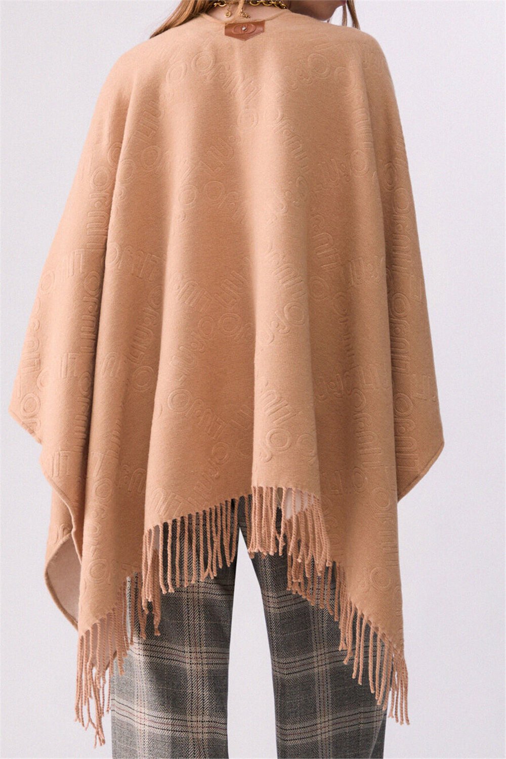 Liu Jo Cappa/Poncho Tessut3 Kadın Panço Çok Renkli