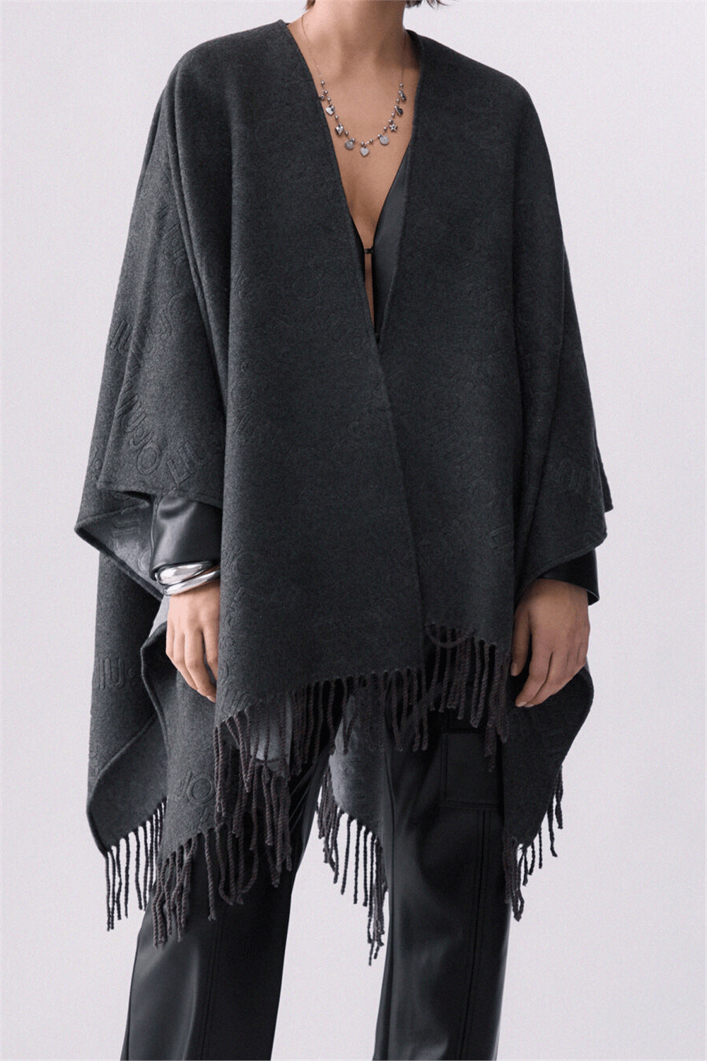 Liu Jo Cappa/Poncho Tessut3 Kadın Panço