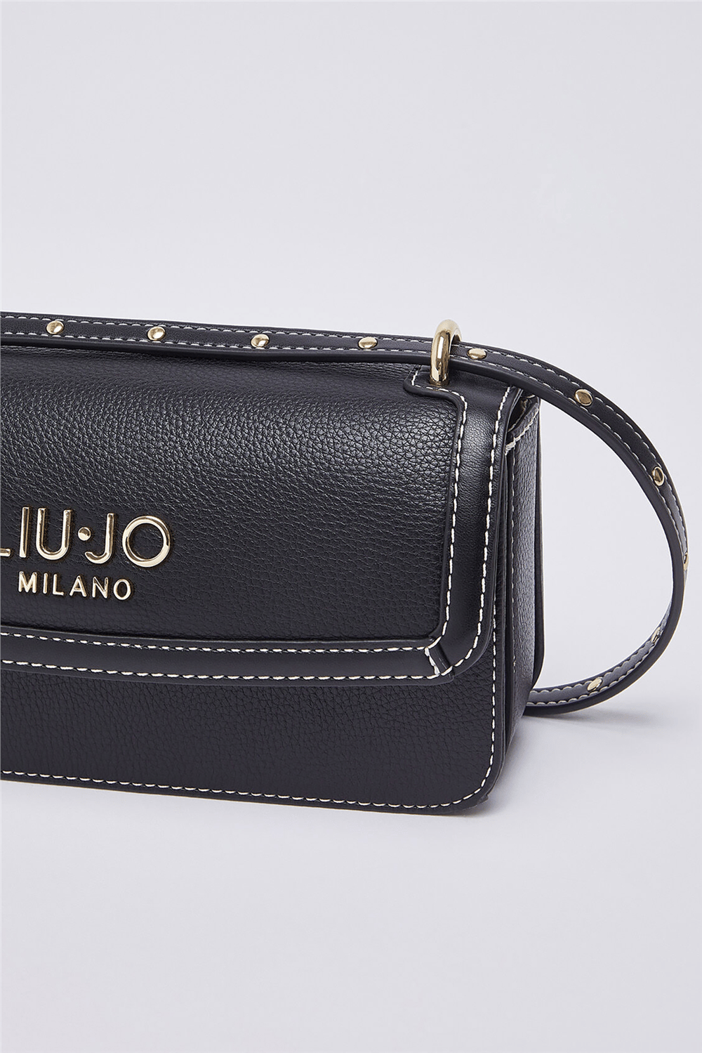 Liu Jo Ecs Crossbody East/West Kadın Mini Omuz Çantası Siyah