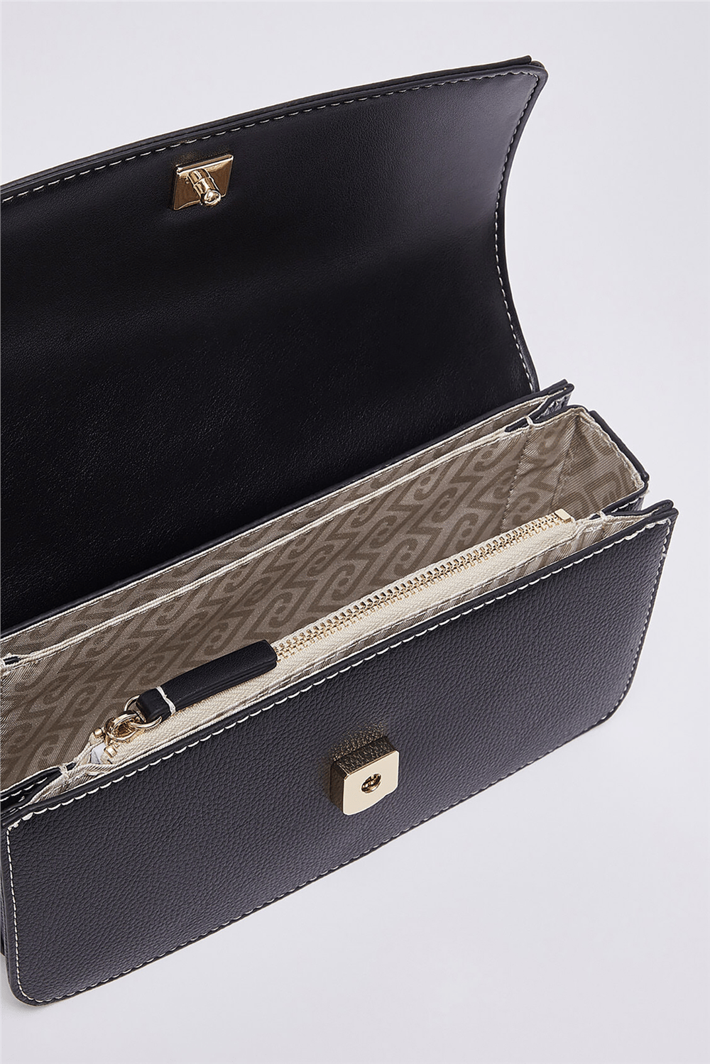 Liu Jo Ecs Crossbody East/West Kadın Mini Omuz Çantası Siyah