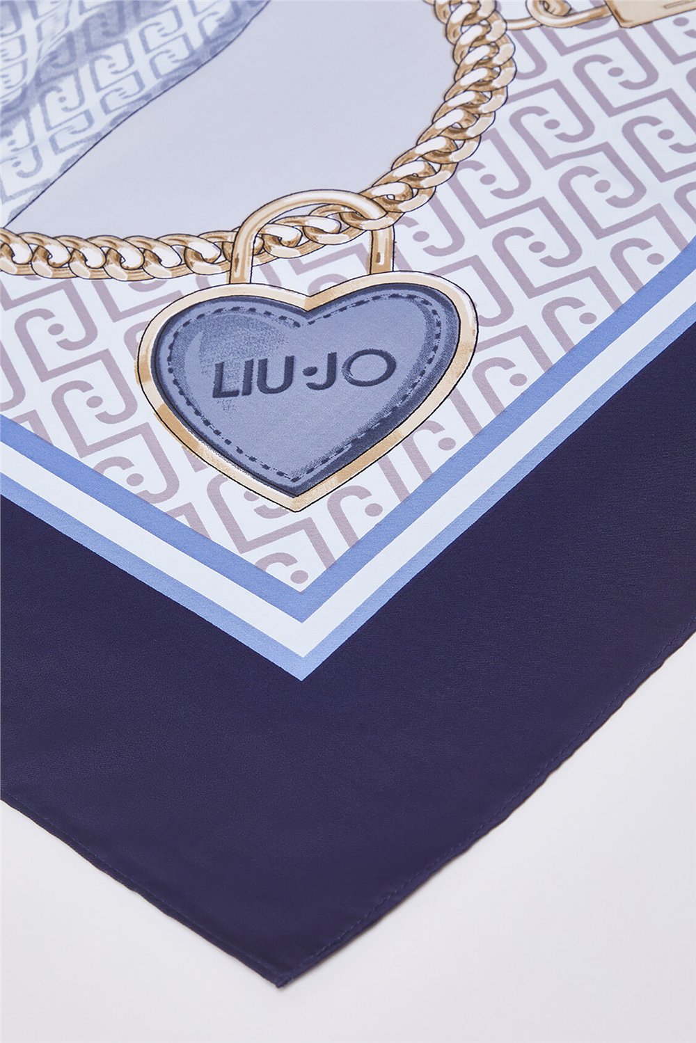 Liu Jo Ecs Fiocco Kadın Fular Mavi