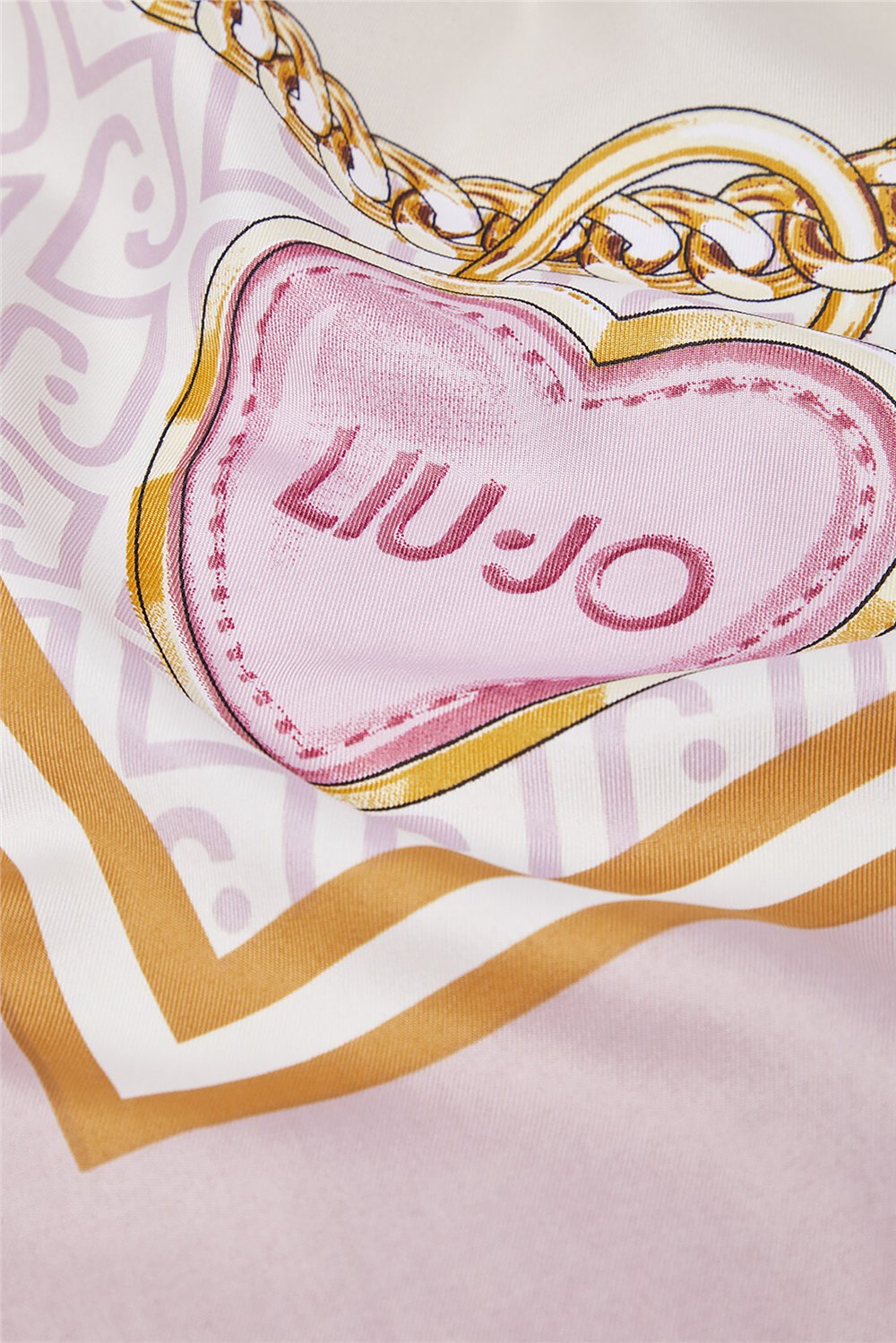 Liu Jo Ecs Fiocco Kadın Fular Pembe