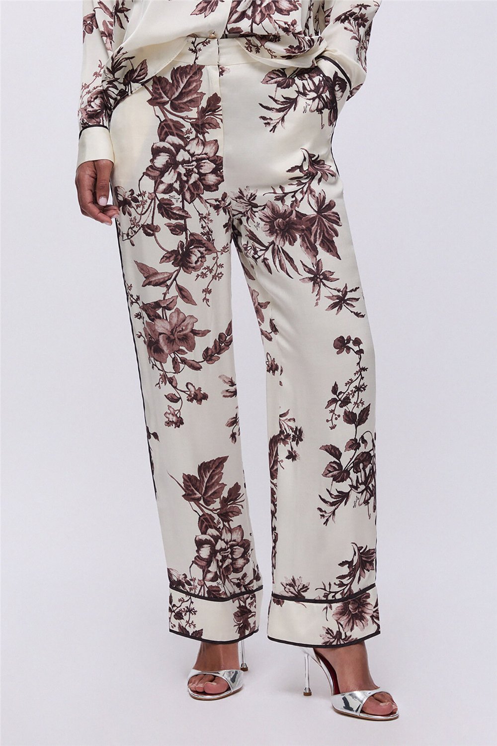 Liu Jo Ecs Pant. Con Piping Kadın Pantolon Çok Renkli