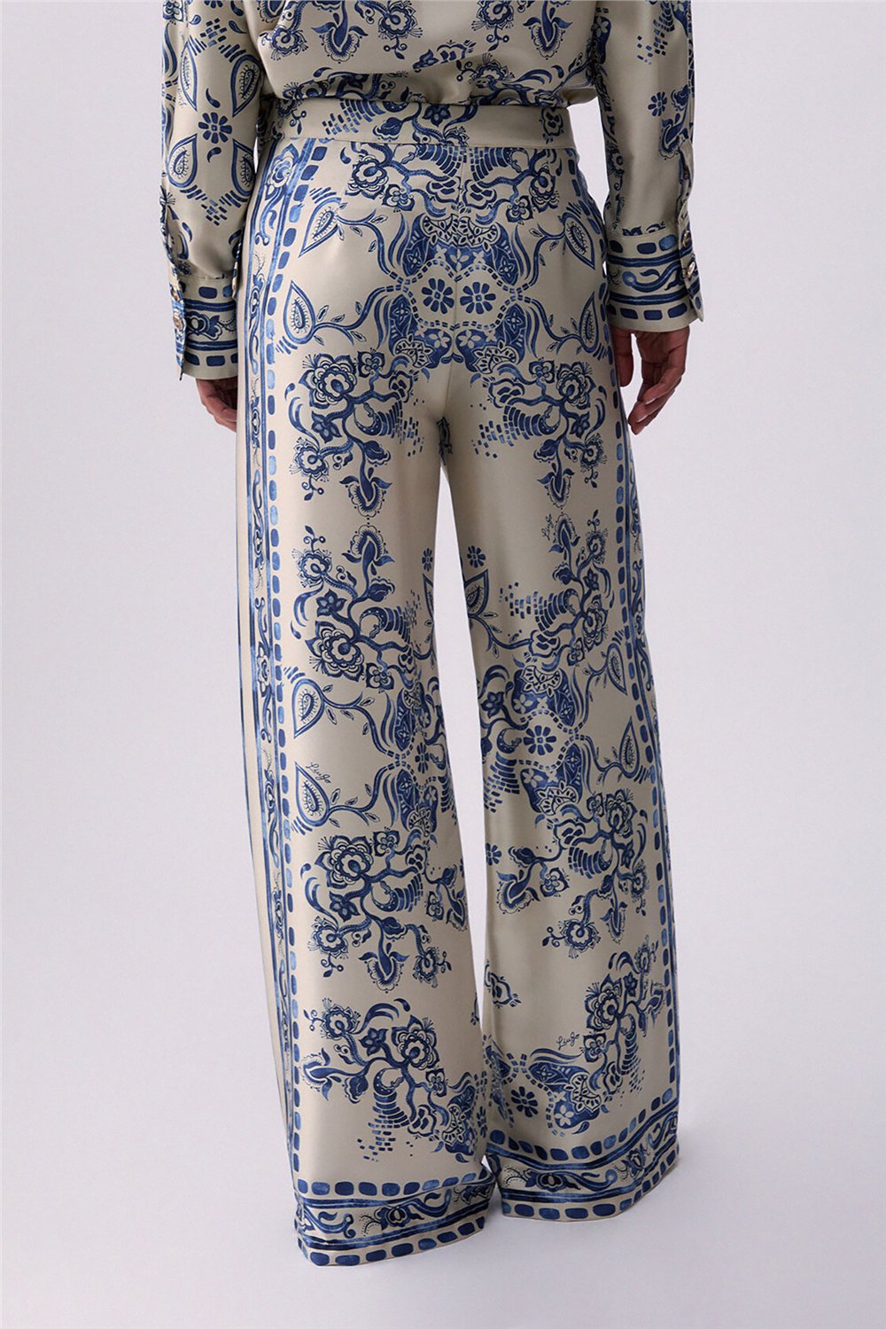 Liu Jo Ecs Pant.Palazzo Kadın Pantolon Çok Renkli