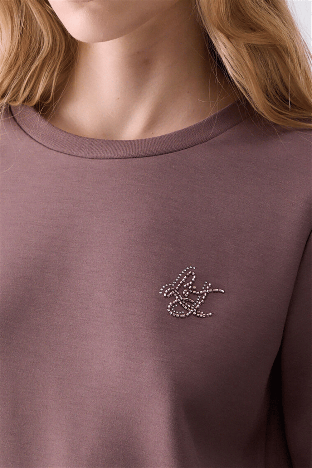 Liu Jo Felpa Chiusa Kadın Bisiklet Yaka Sweatshirt