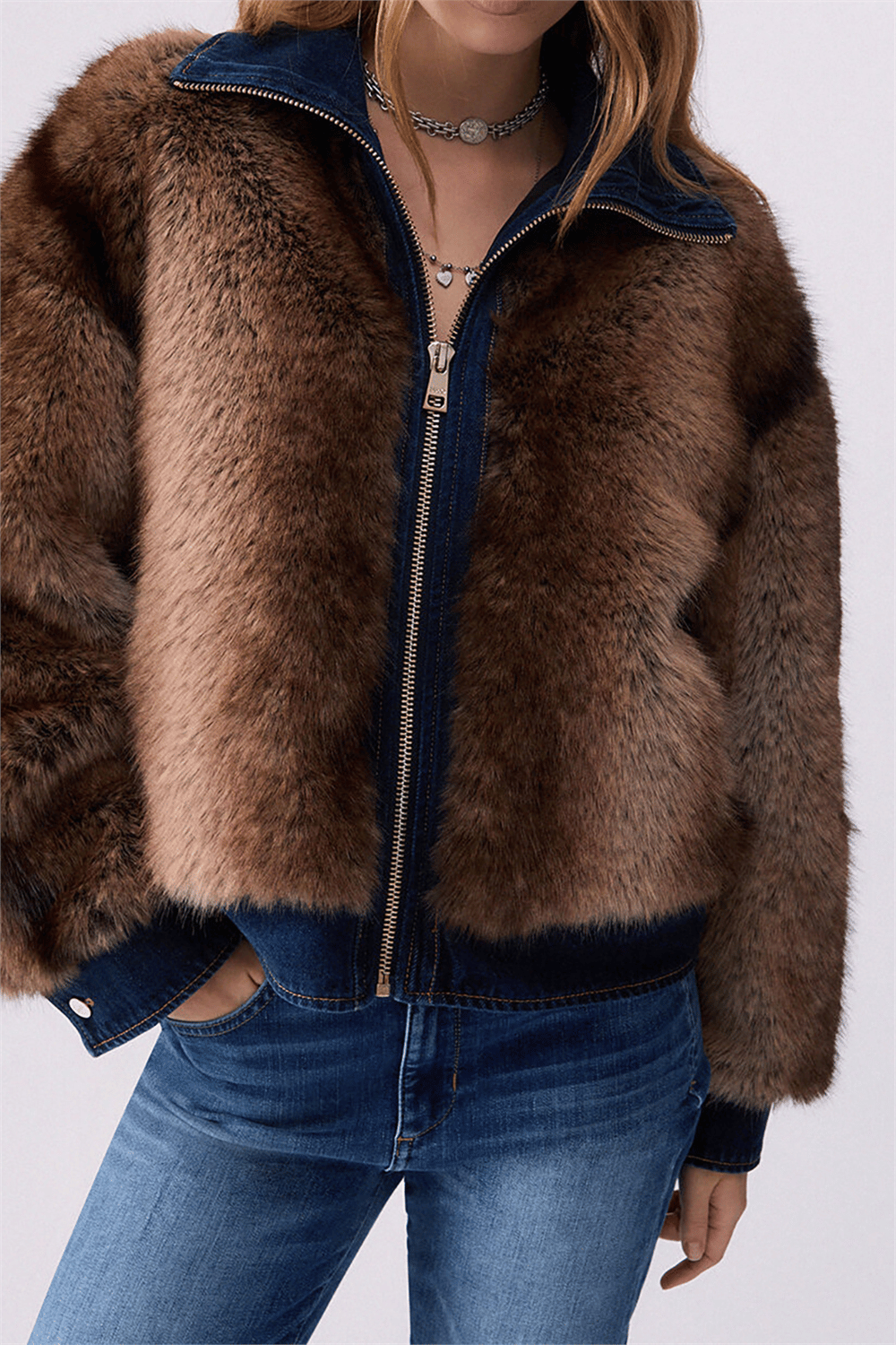 Liu Jo Giubbino Denim Soft Kadın Kot Mont