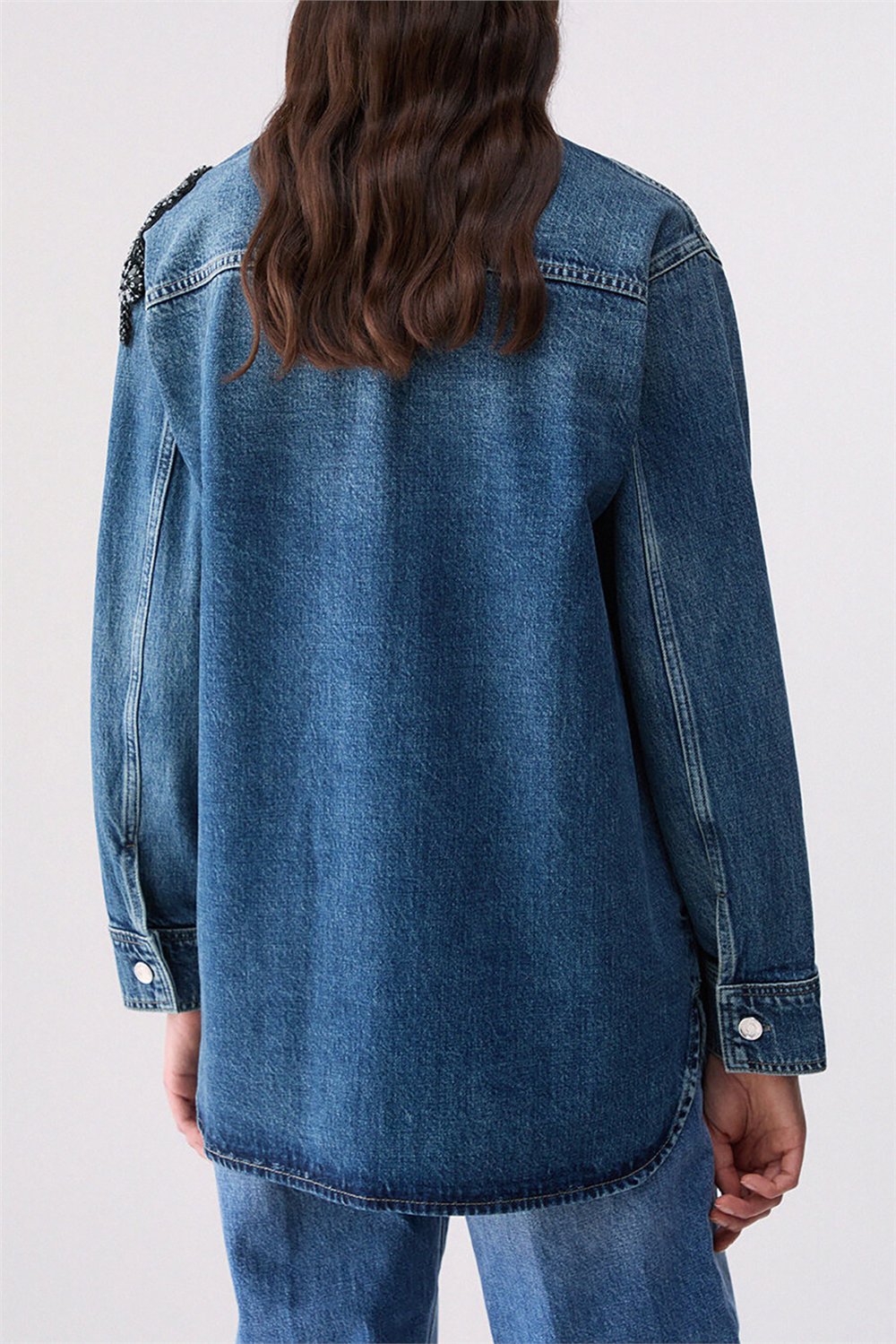 Liu Jo Giubbotto Denim Supe Kadın Kot Mont