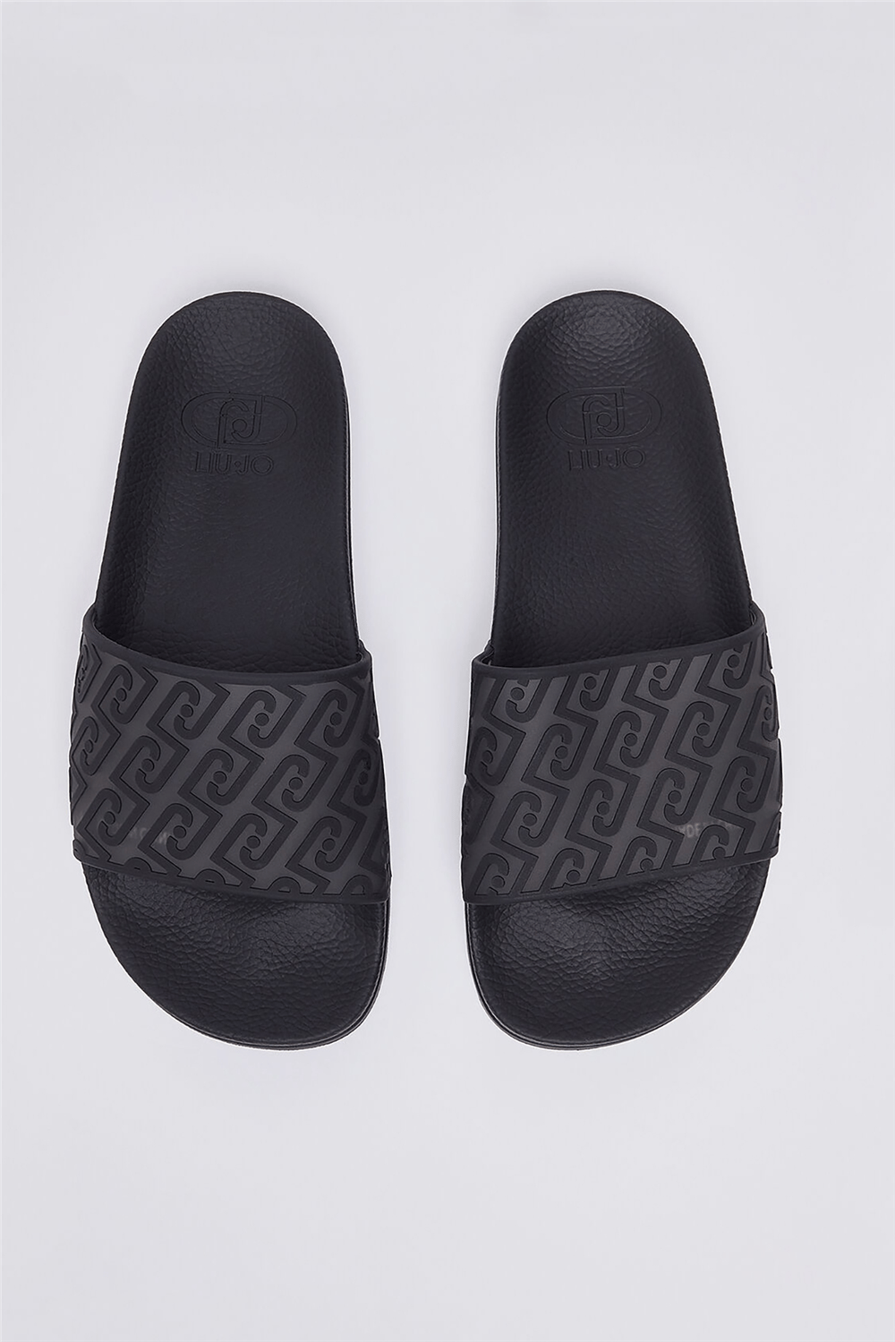Liu Jo Kos 21 Monogram Kadın Terlik Siyah