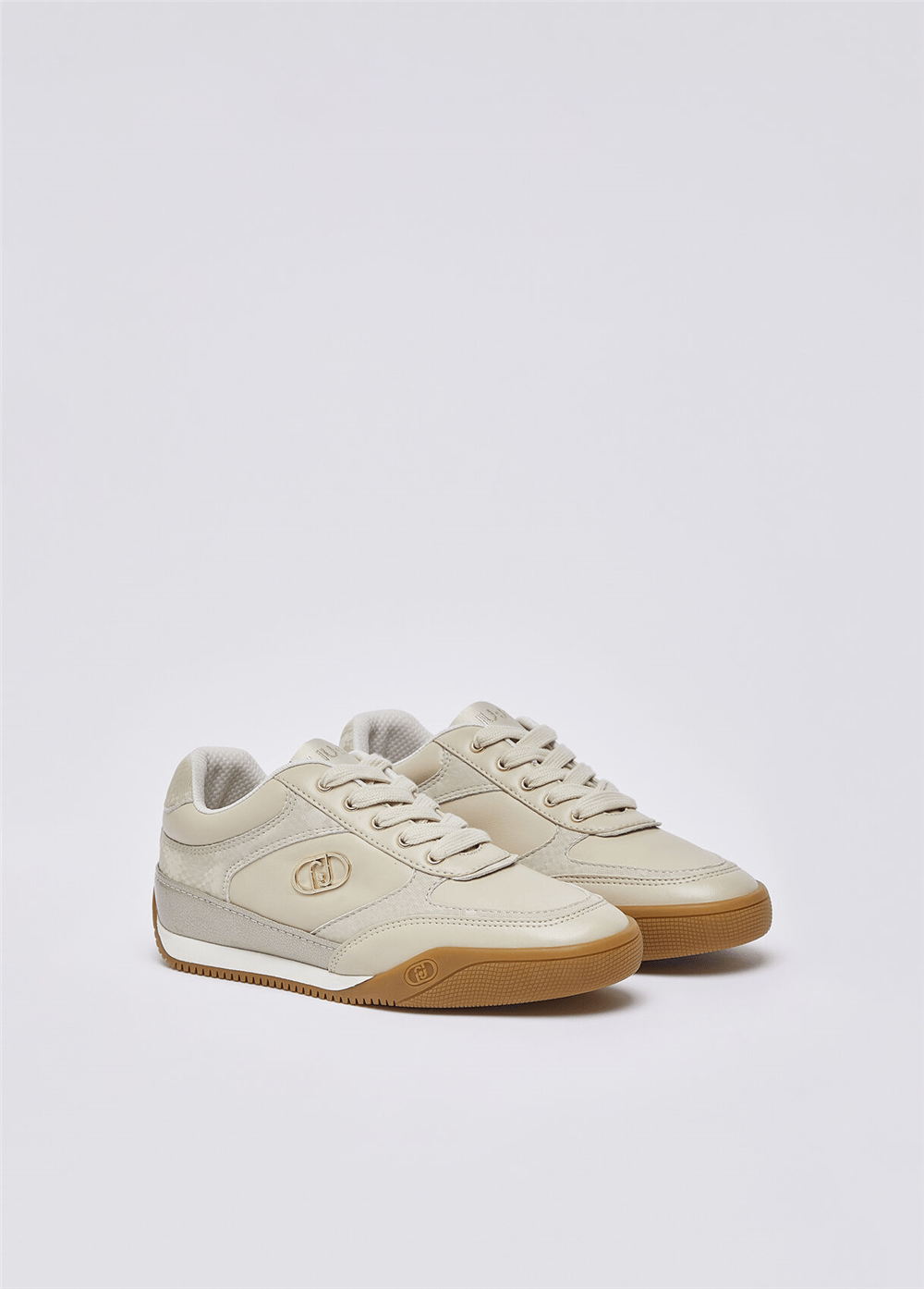 Liu Jo Lewis 01 - Sneaker Calf Leather/Printed Black Kadın Sneaker Çok Renkli