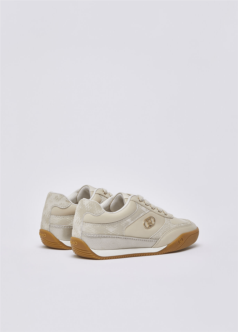 Liu Jo Lewis 01 - Sneaker Calf Leather/Printed Black Kadın Sneaker Çok Renkli