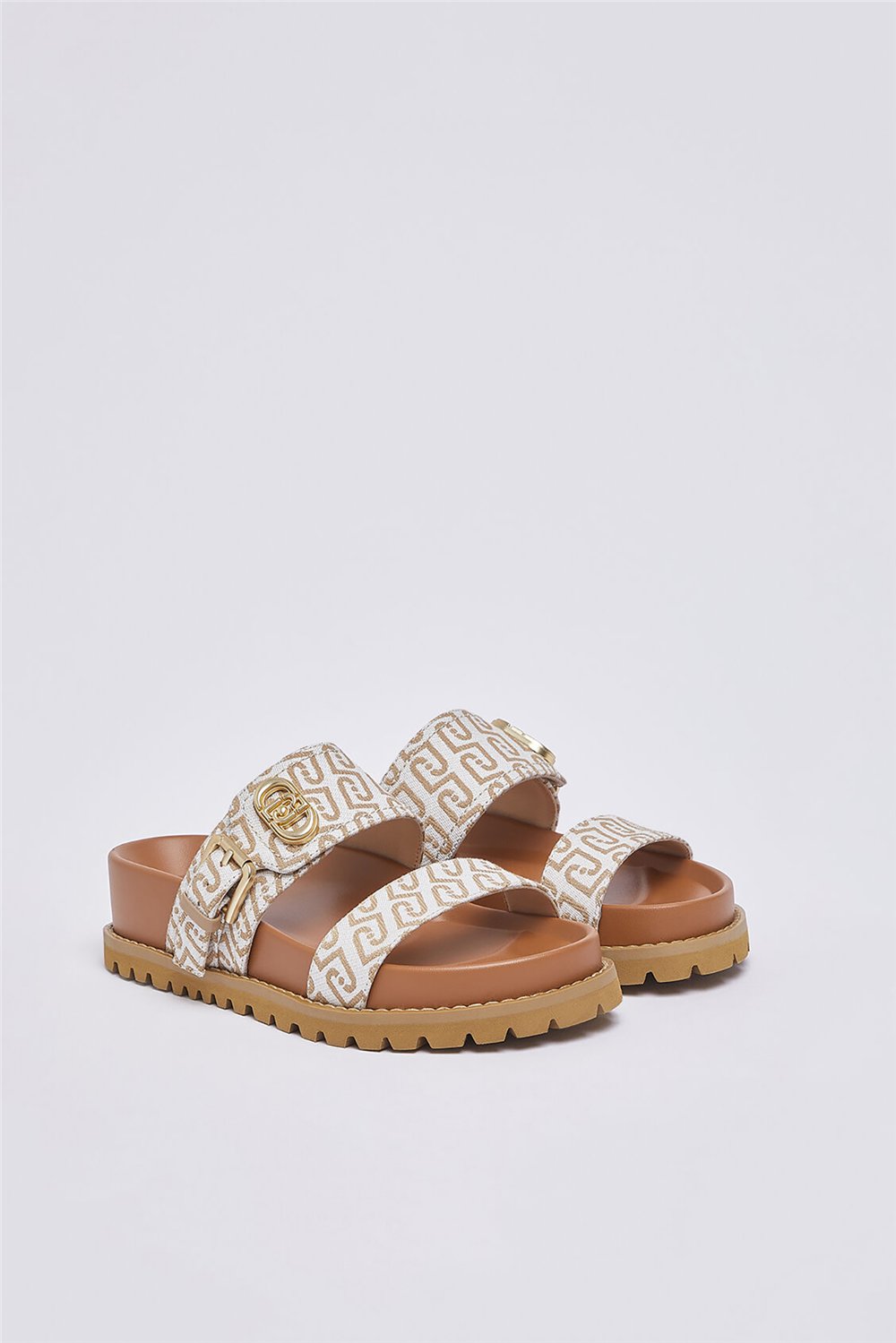 Liu Jo Livia 02 Monogram Kadın Sandalet Çok Renkli