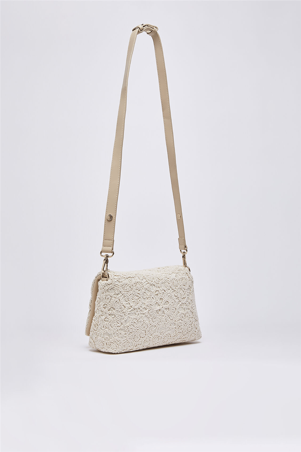 Liu Jo M Crossbody Kadın Mini Omuz Çantası Krem