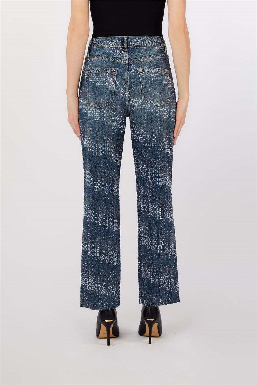 Liu Jo Pant.Straight Fit Hw Kadın Jean Pantolon