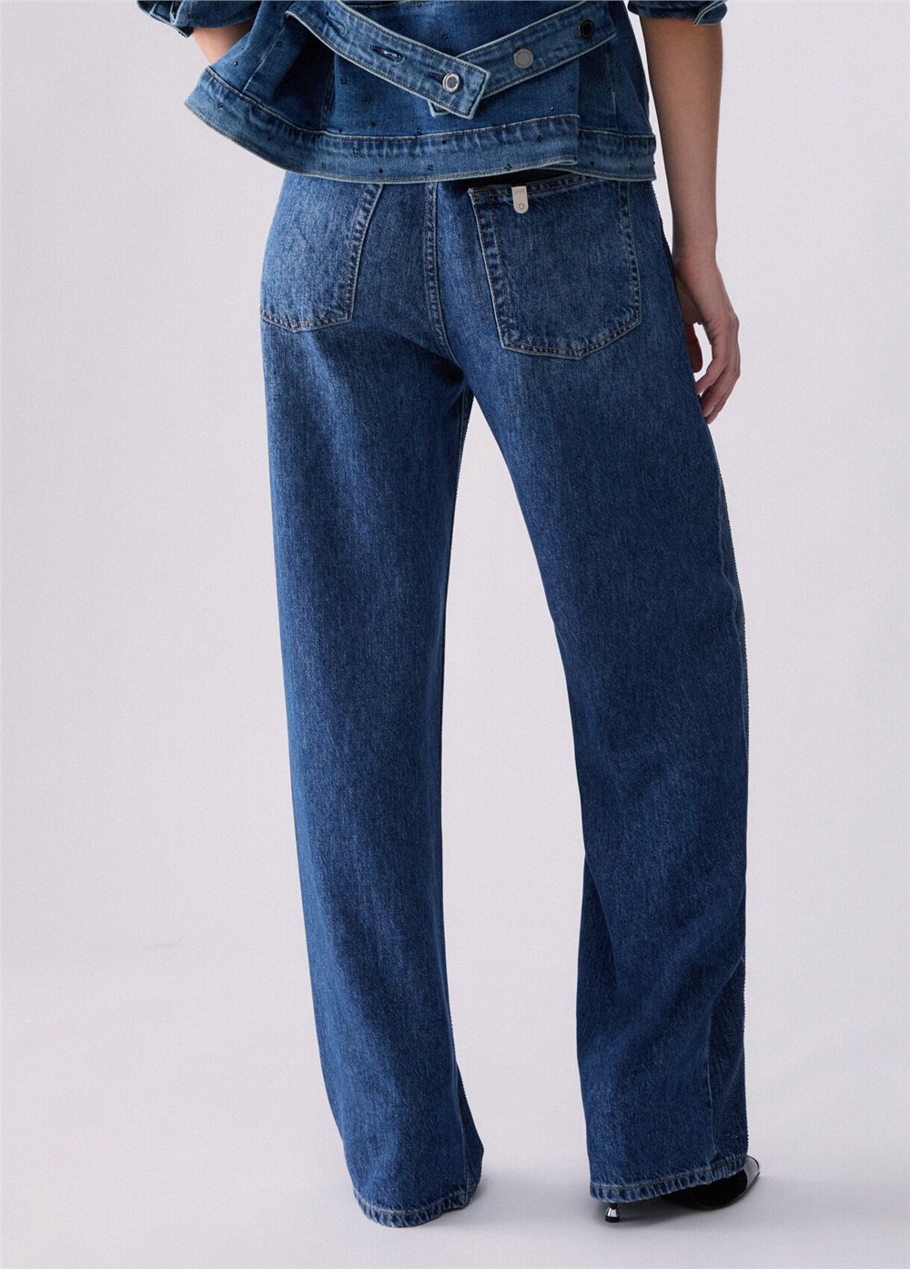 Liu Jo Pant.Straight Stylis Kadın Jean Pantolon