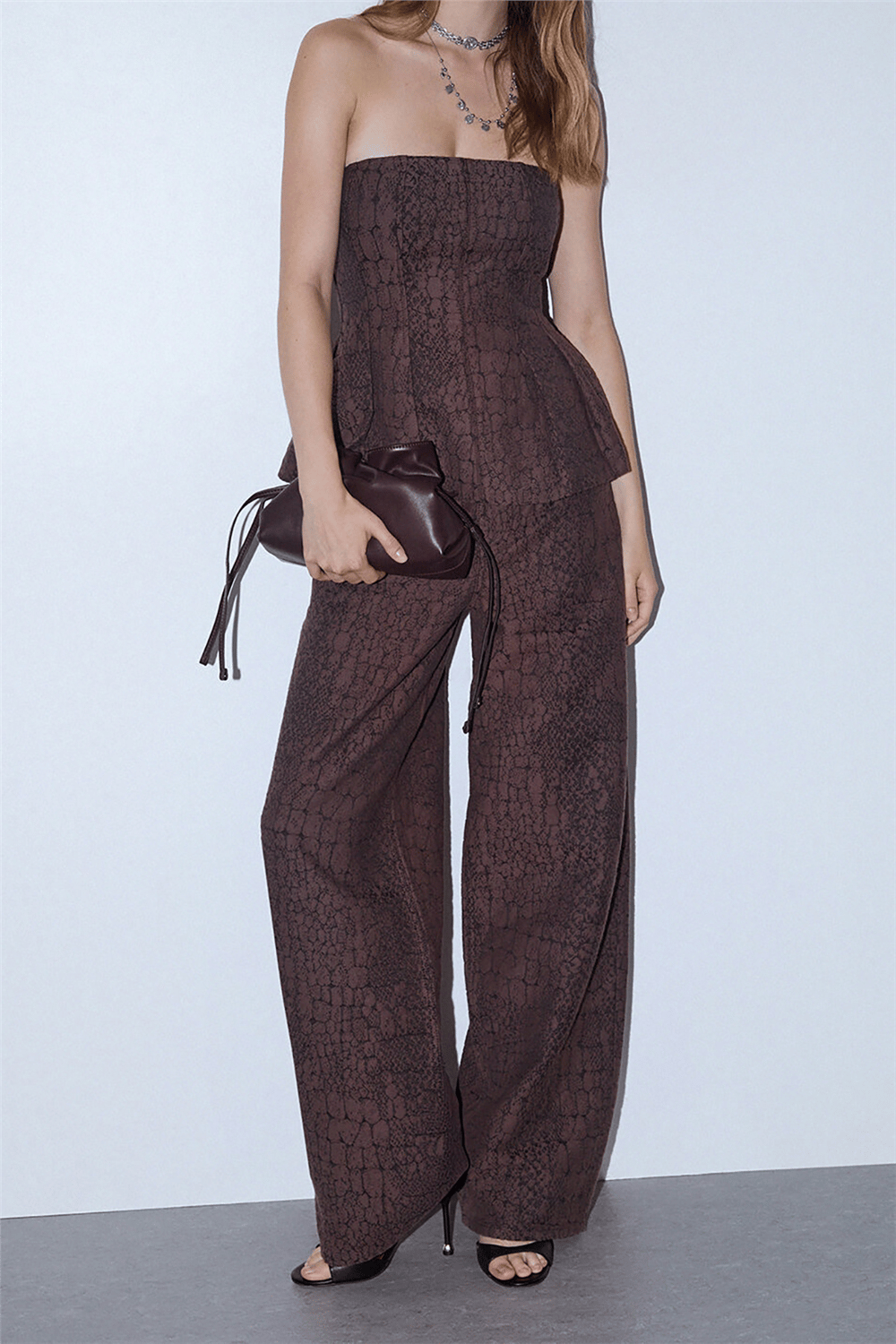 Liu Jo Pant.Balloon Jacquar Kadın Jean Pantolon