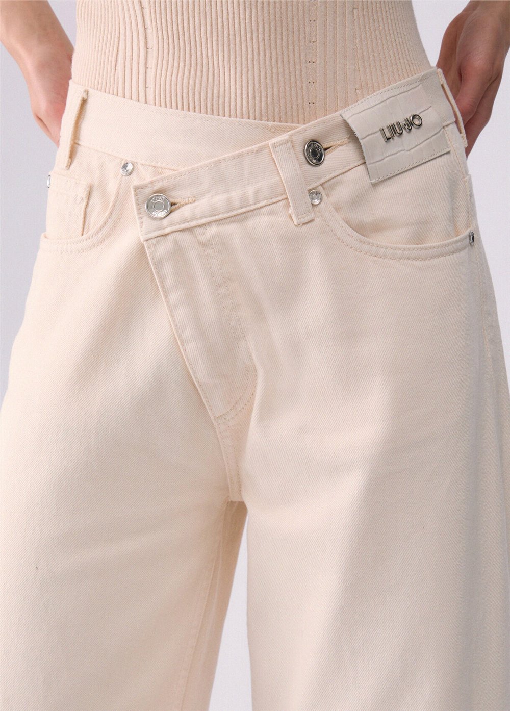 Liu Jo Pant.Straight Awry R Kadın Pantolon