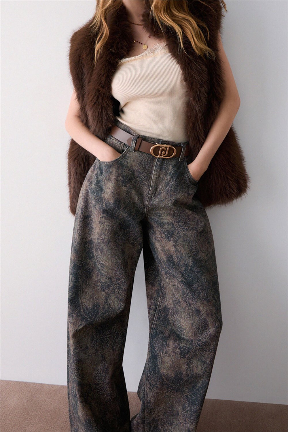 Liu Jo Pant. Balloon Print Kadın Pantolon