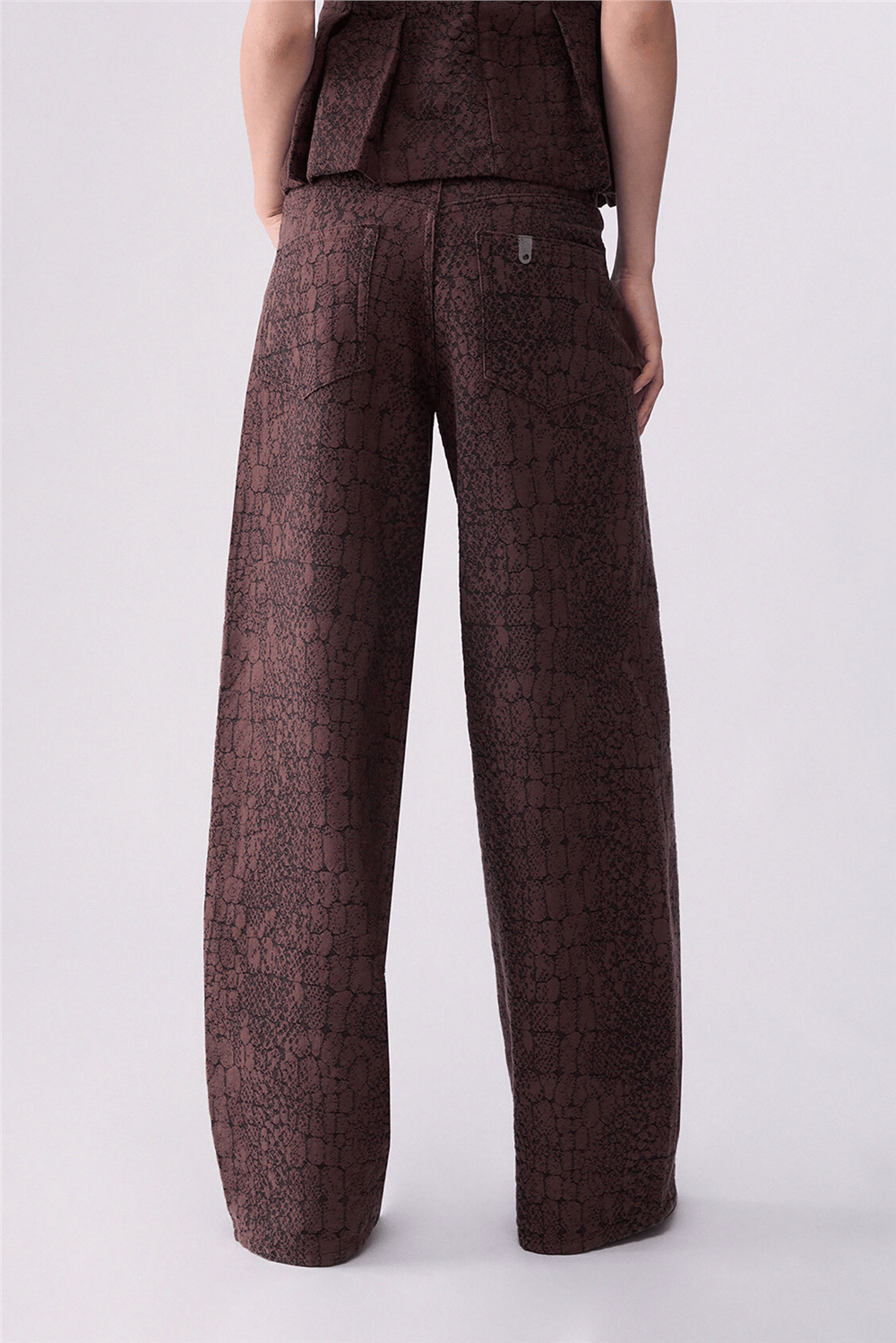 Liu Jo Pant.Balloon Jacquar Kadın Jean Pantolon