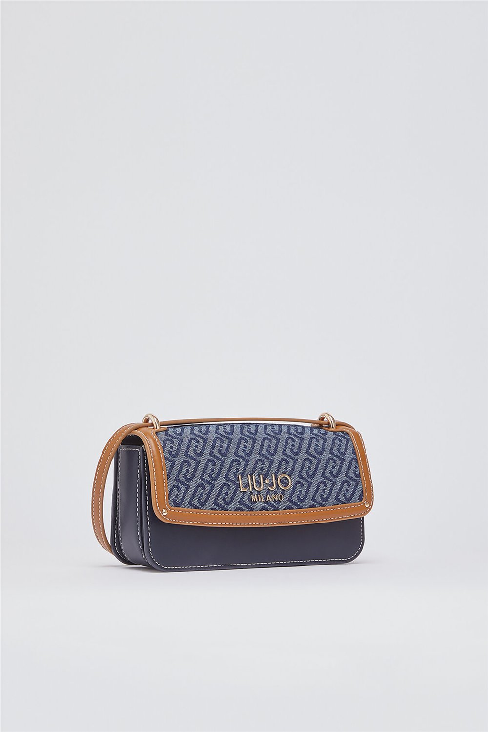 Liu Jo S Crossbody East West Kadın Mini Omuz Çantası Mavi