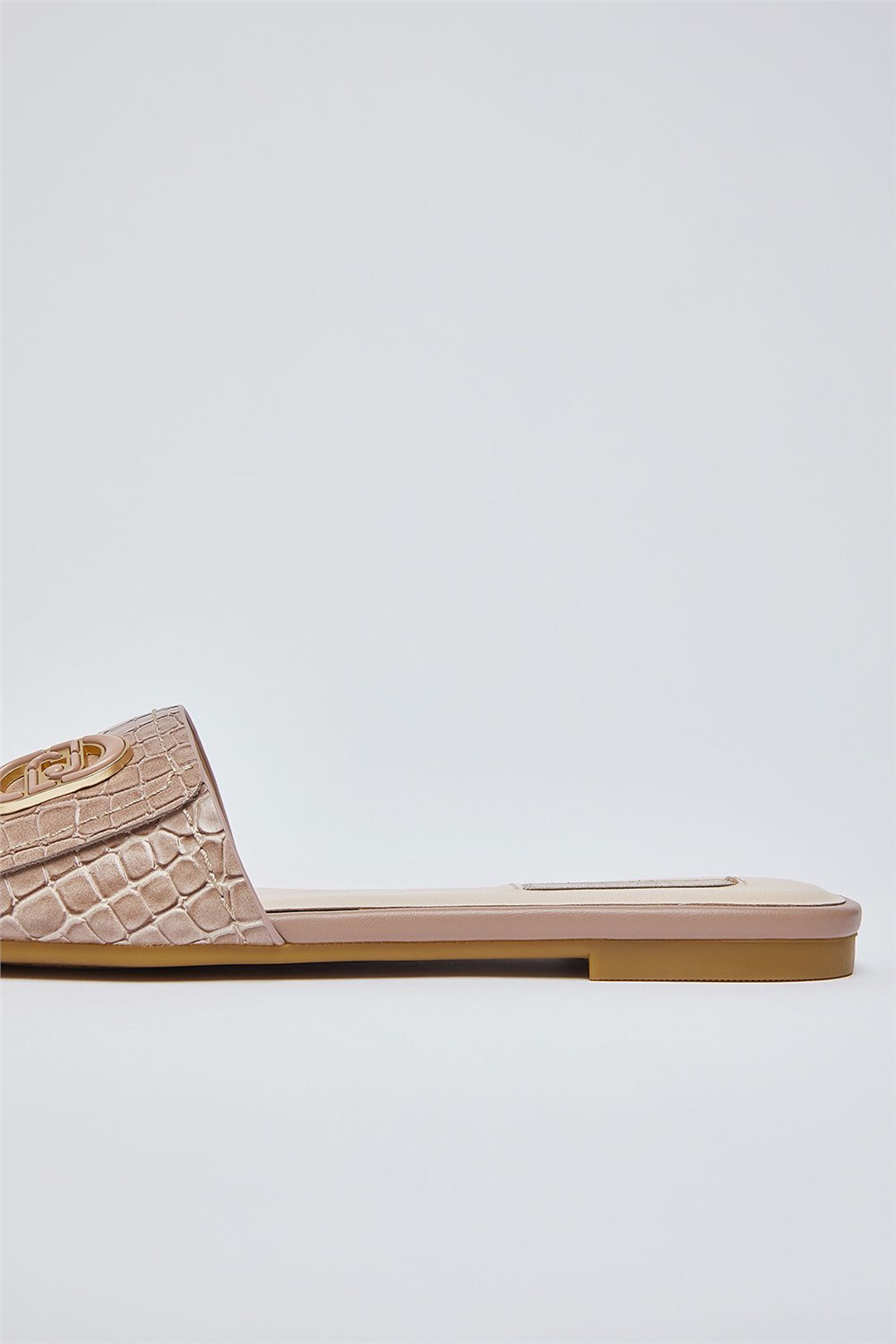 Liu Jo Sandy 03 Printed Cocco Spread Kadın Terlik Ten Rengi