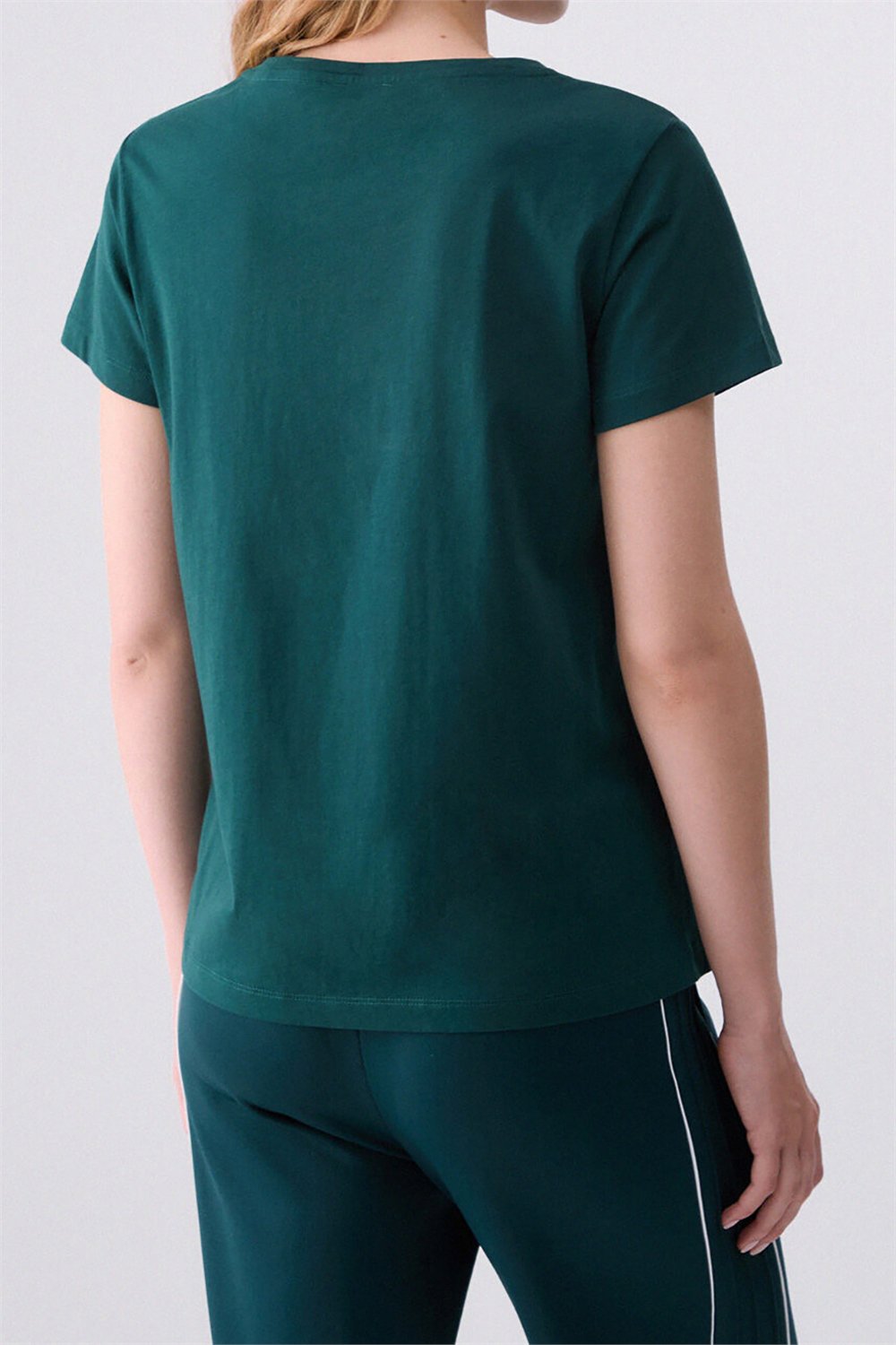 Liu Jo T-Shirt Basica M/C Kadın Bisiklet Yaka T-Shirt
