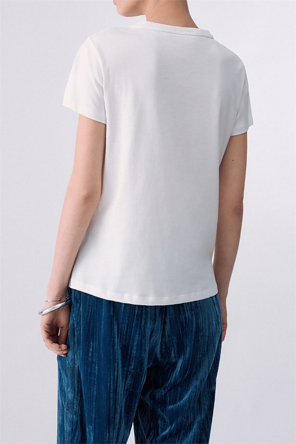 Liu Jo T-Shirt Basica M/C Kadın Bisiklet Yaka T-Shirt