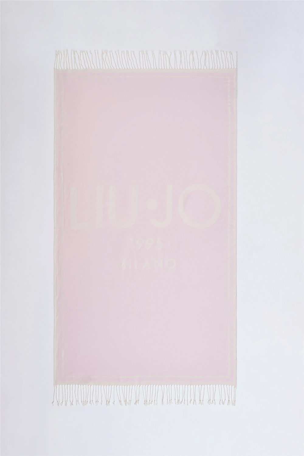 Liu Jo Telo Jacquard C/Peneri Kadın Havlu Pembe