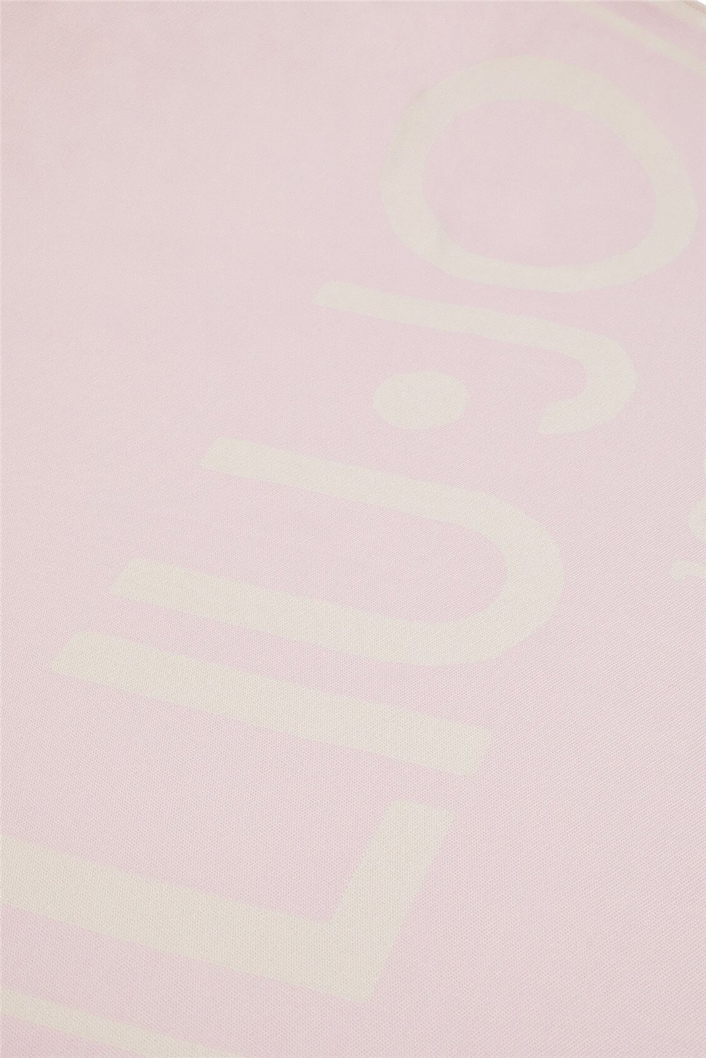 Liu Jo Telo Jacquard C/Peneri Kadın Havlu Pembe